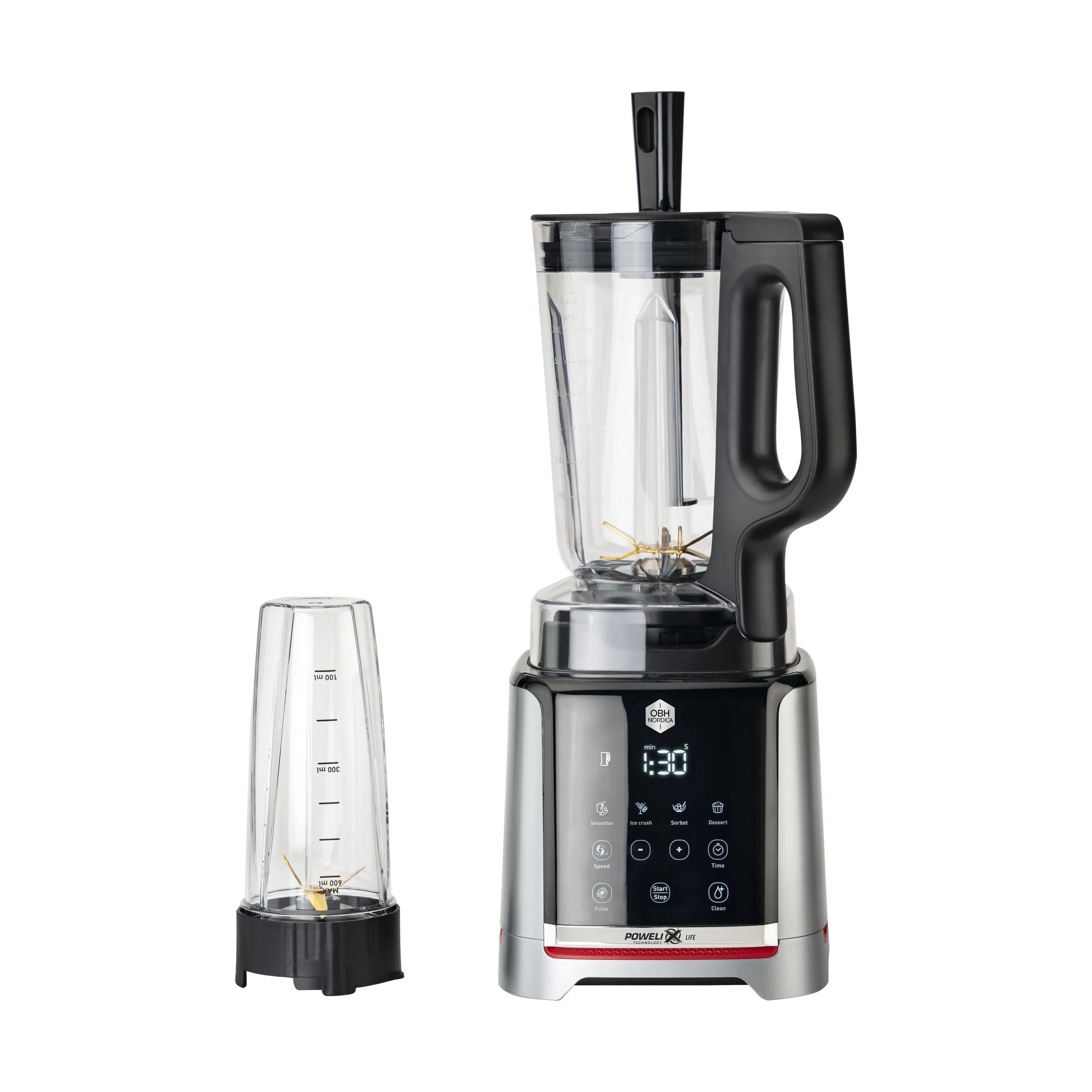 OBH Nordica Blendere Blender Infiny Mix+ i Sølvfarvet, 1