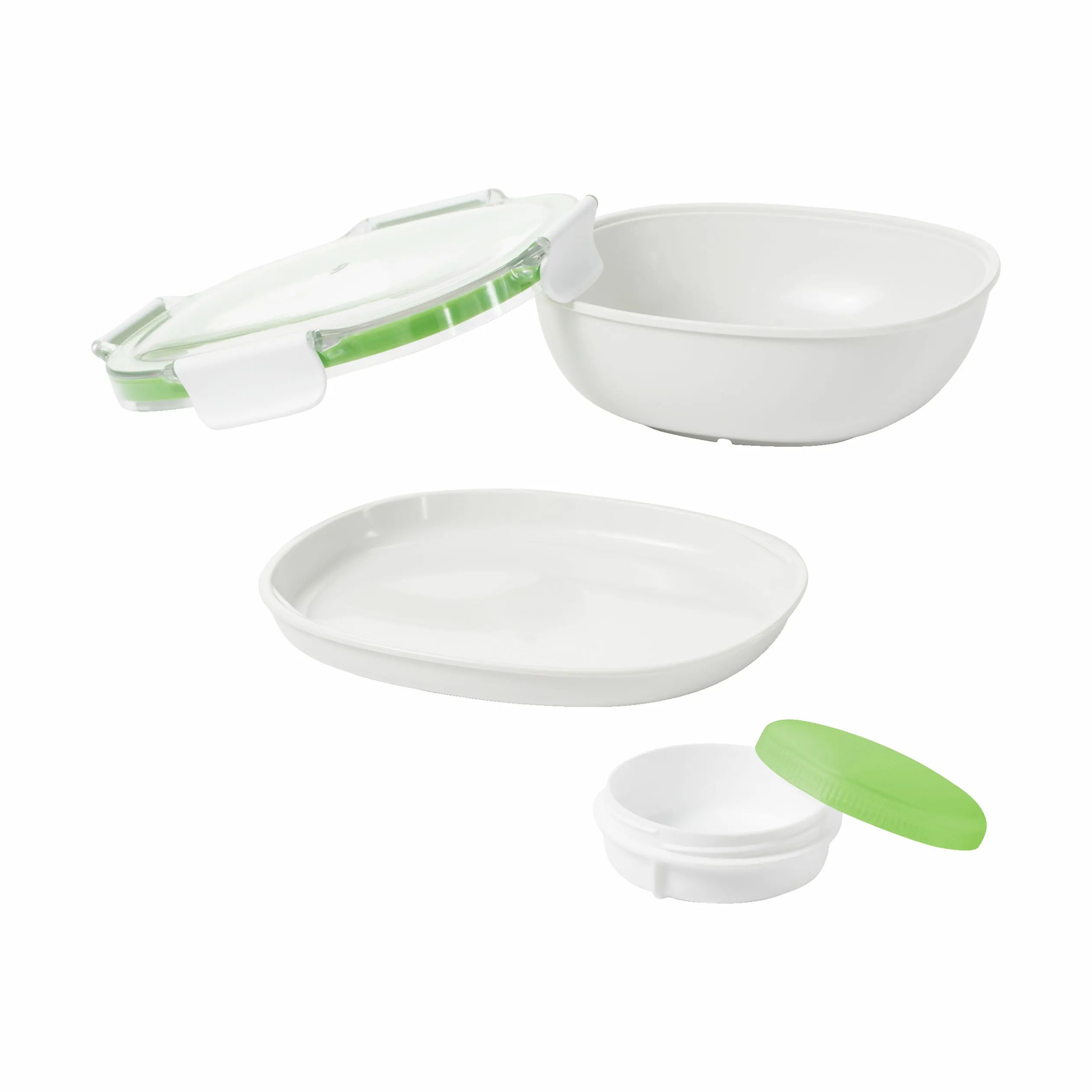OXO Opbevaringsbokse Good Grips Salatbeholder i hvid;klar, B17 x L20,5 cm, 1