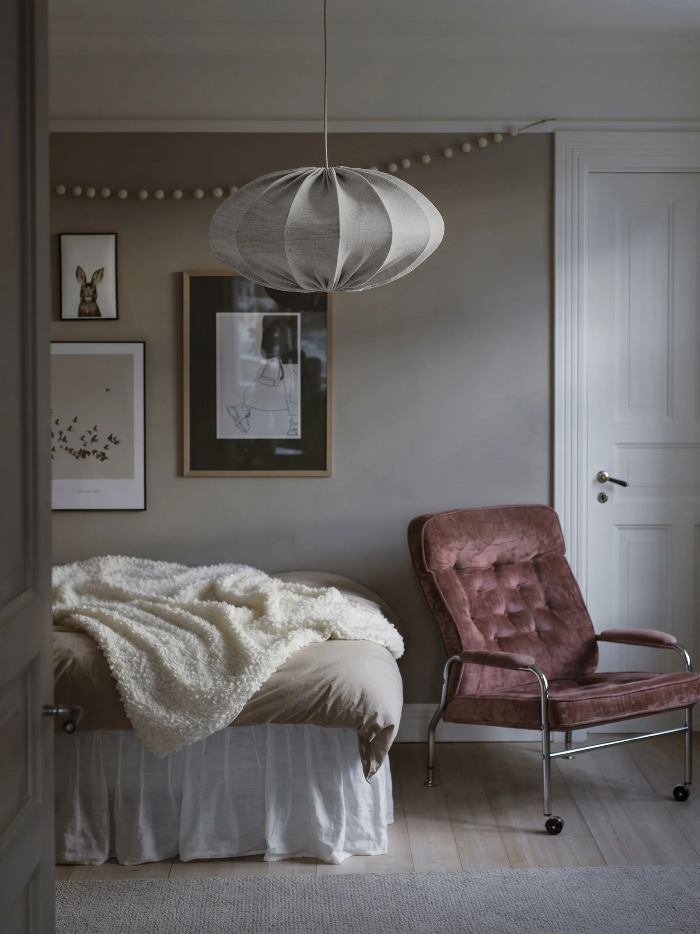 PR Home Pendler Rosa Pendel i Gråsvart, 2