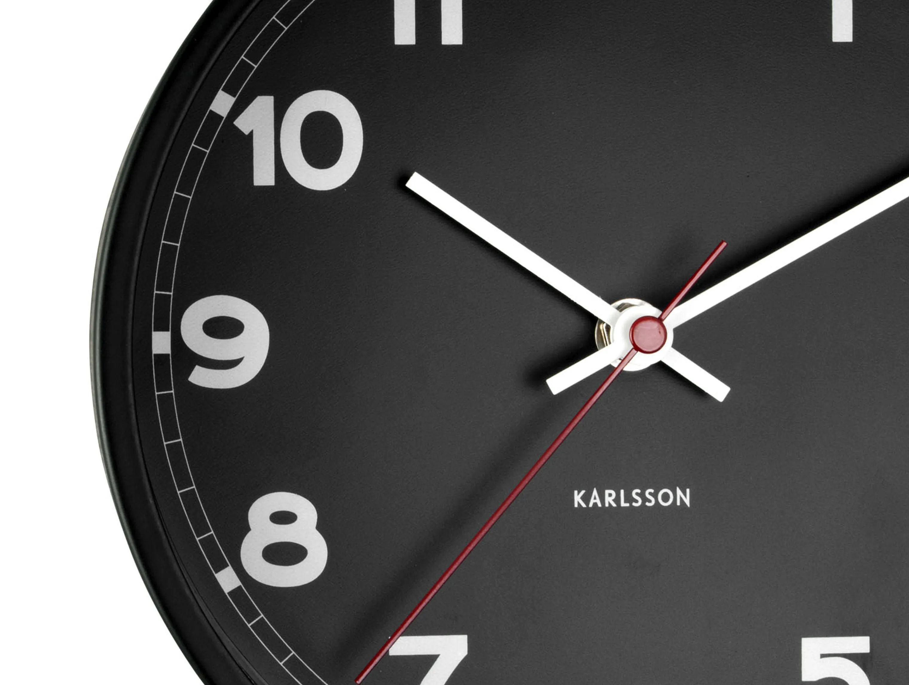 Karlsson Vægure New Classic Vægur i Sort/hvid, 20 cm, 2