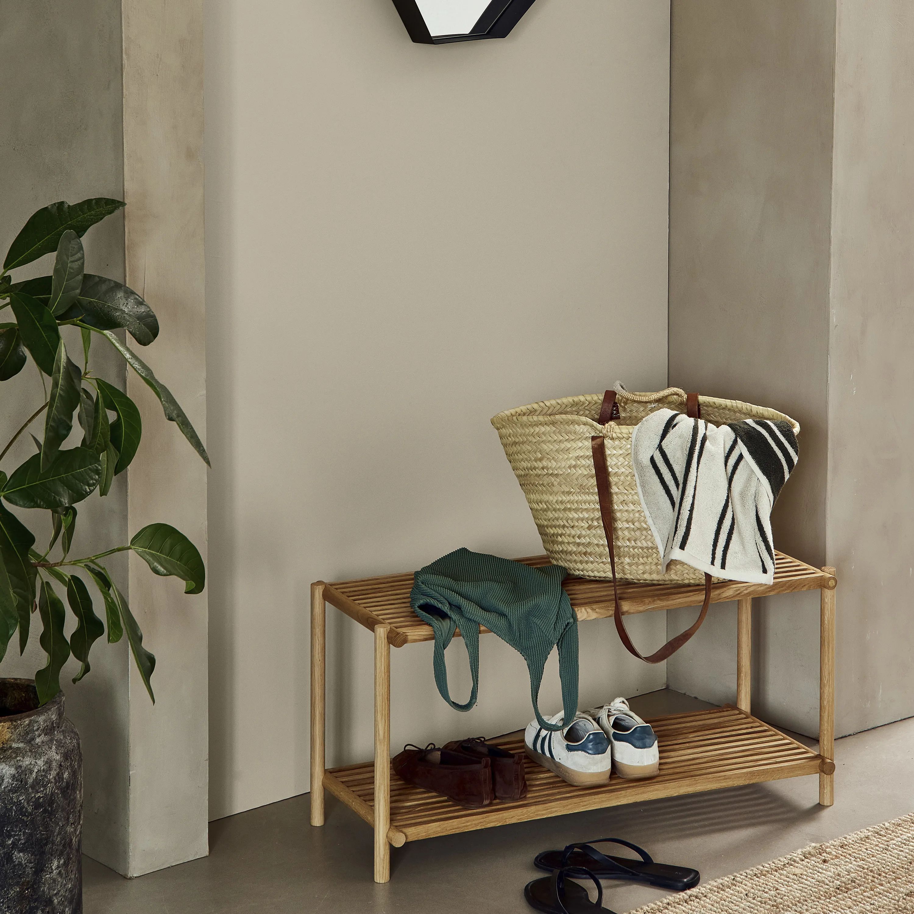 Andersen Furniture Reoler og tilbehør Column Skohylde i Oak, 5