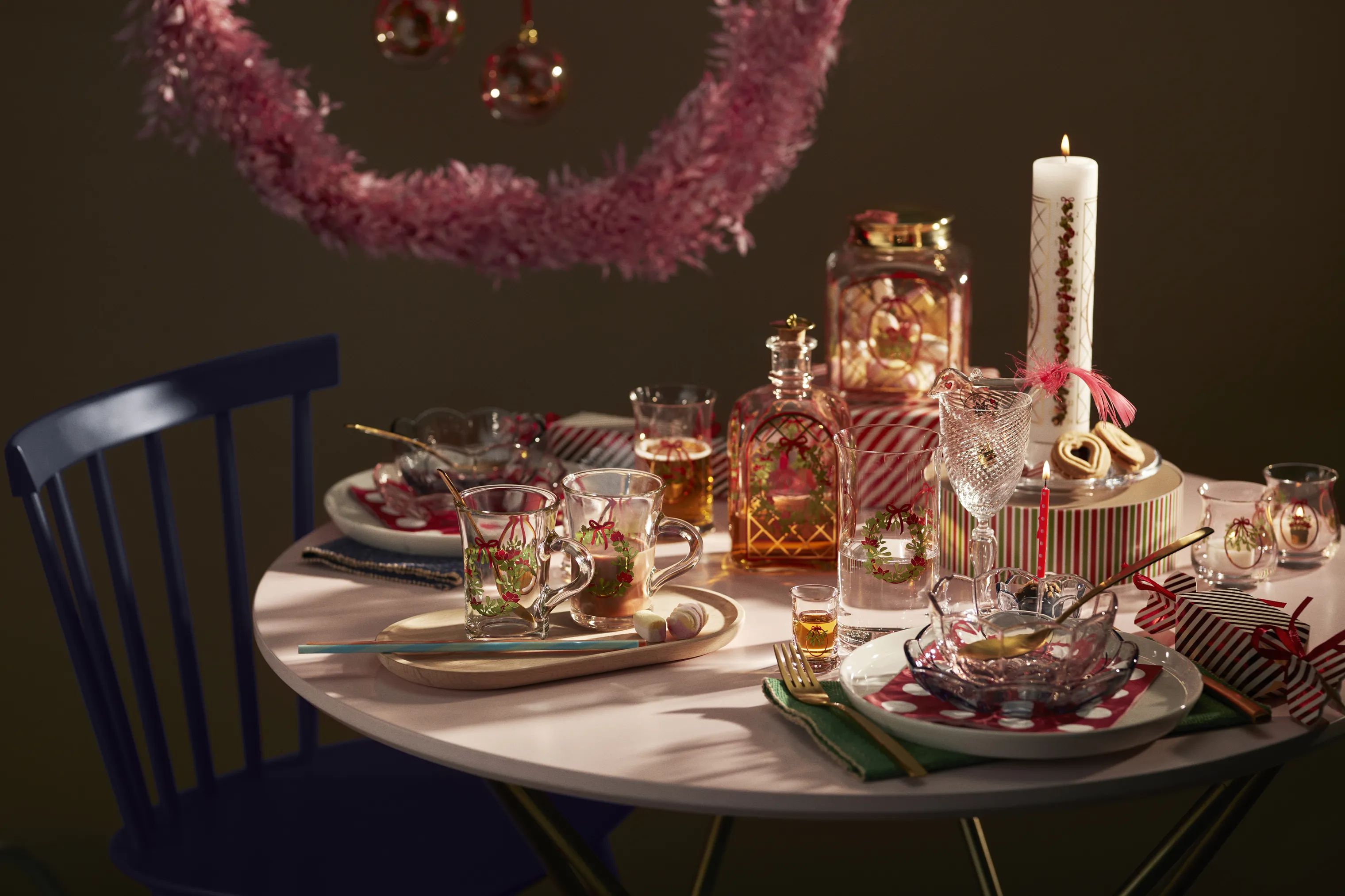 Holmegaard Vandglas Christmas 2025 Vandglas i Multifarvet, 3