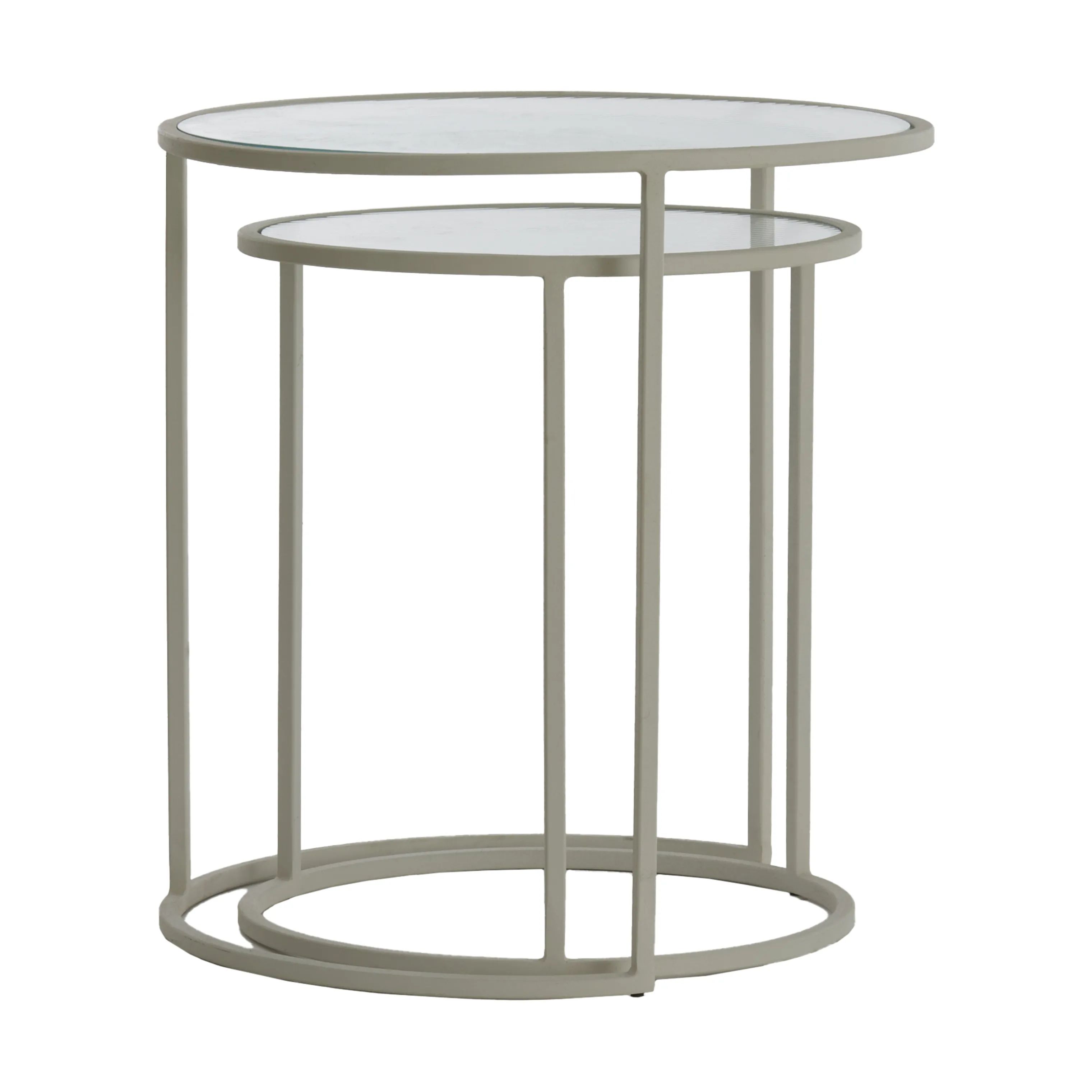 Present Time Sideborde Talca Sidebord - 2 stk. i Creme, 4