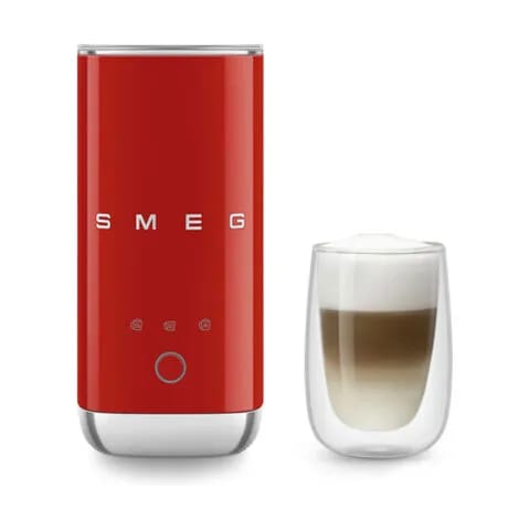 Smeg Mælkeskummere 50's style Mini-Mælkeskummer i Rød, 180 ml, 3