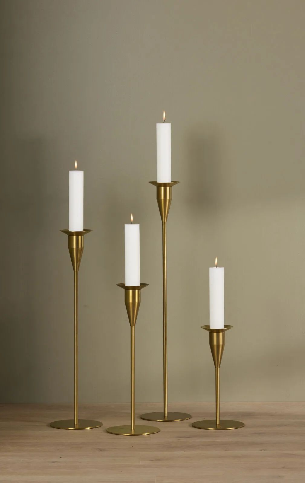 Piet Hein Tilbehør til lysestager Maxi Lysmanchet i Messing, 2