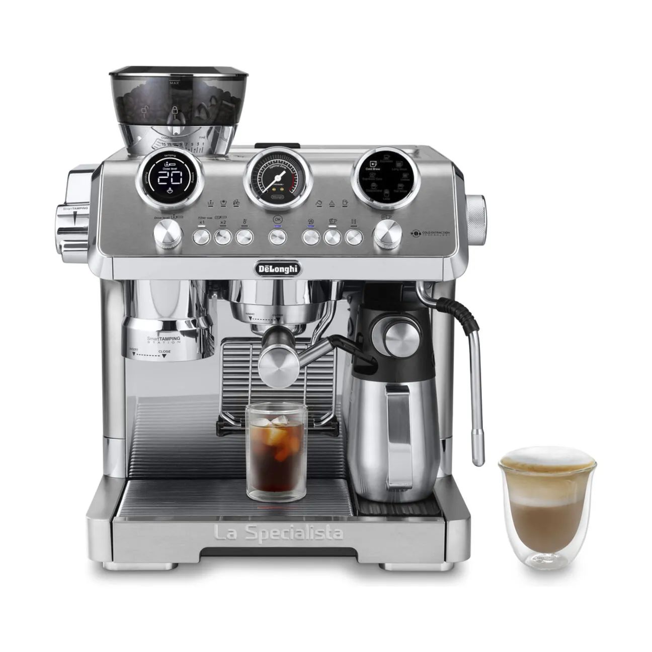 DeLonghi Espressomaskiner Maestro Espressomaskine i Sølvfarvet, 1