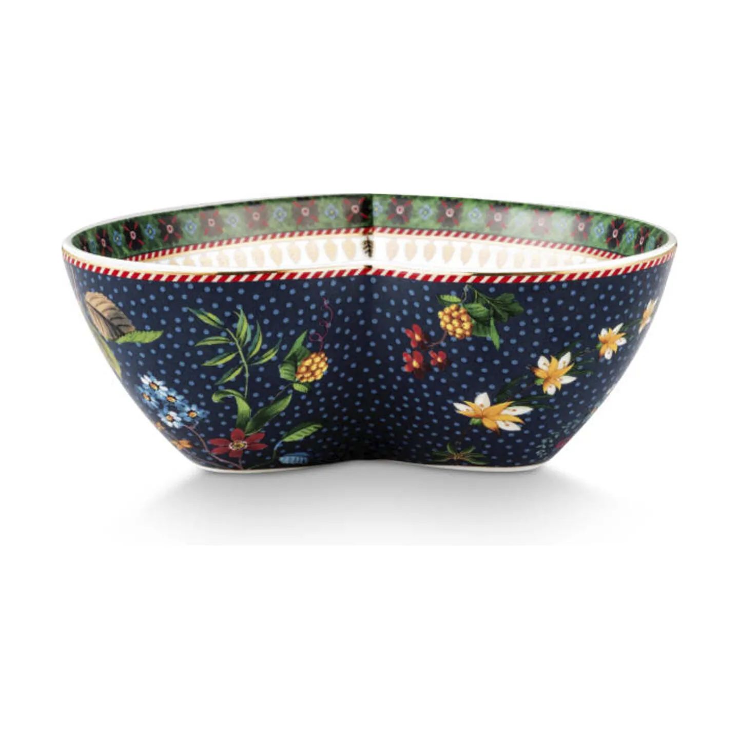 PIP Studio Ovnfaste fade Berry Blues Hjertefad i B14,5 x L16 cm, 3