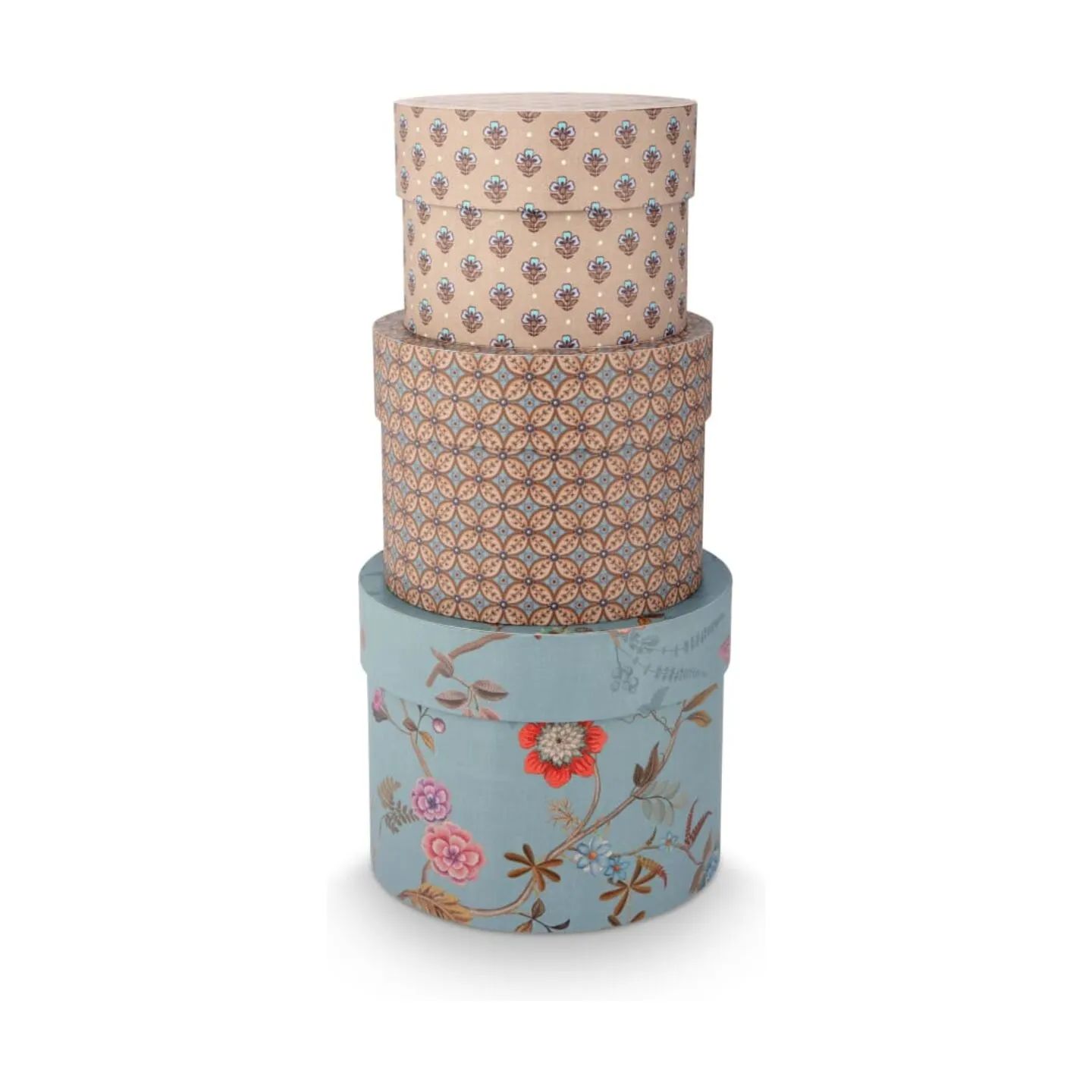 PIP Studio Opbevaringsbokse Blooming Tales Opbevaringskasse - 3 stk. i Blue, 1