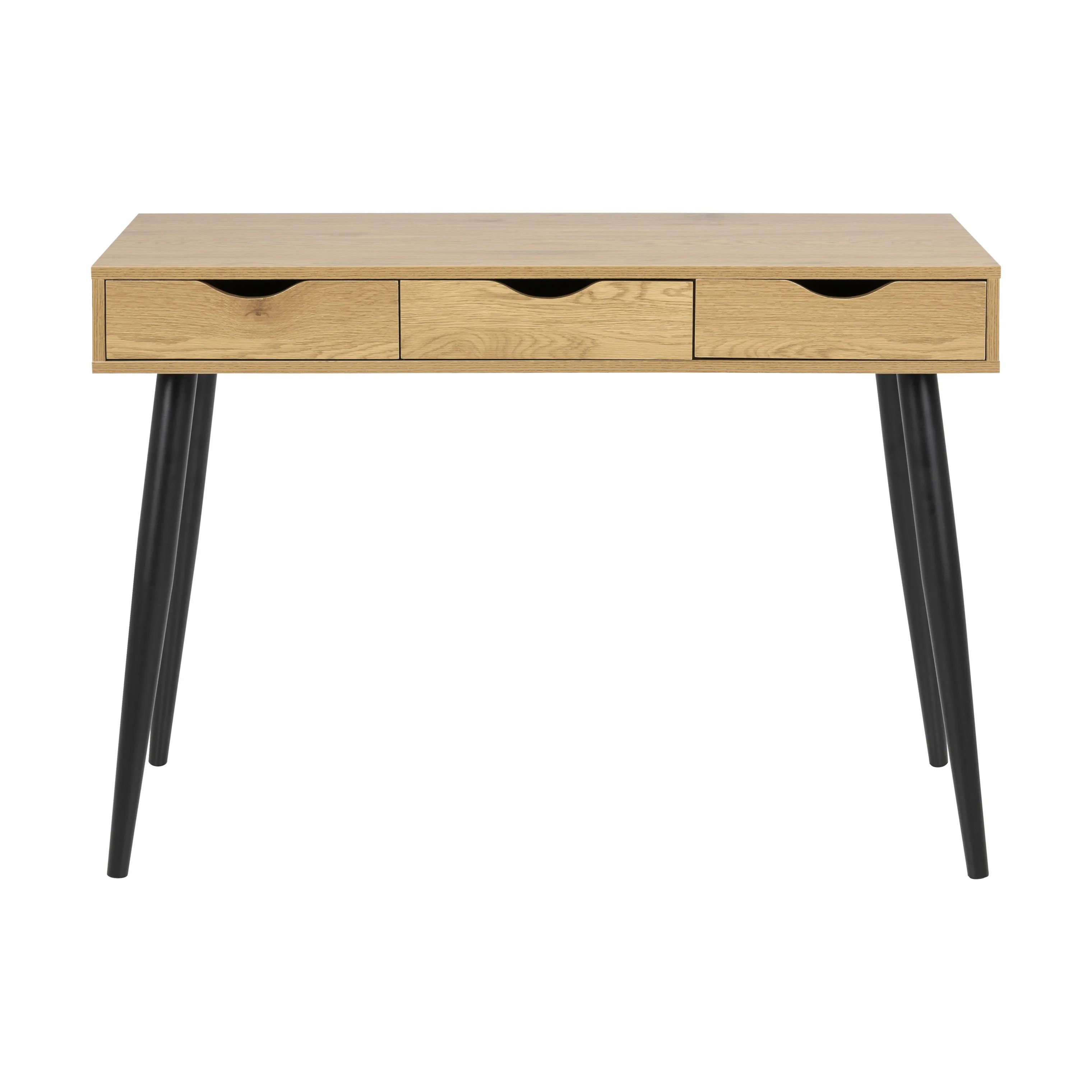CASA Living Skriveborde Neptun Skrivebord i Natur/sort, 1