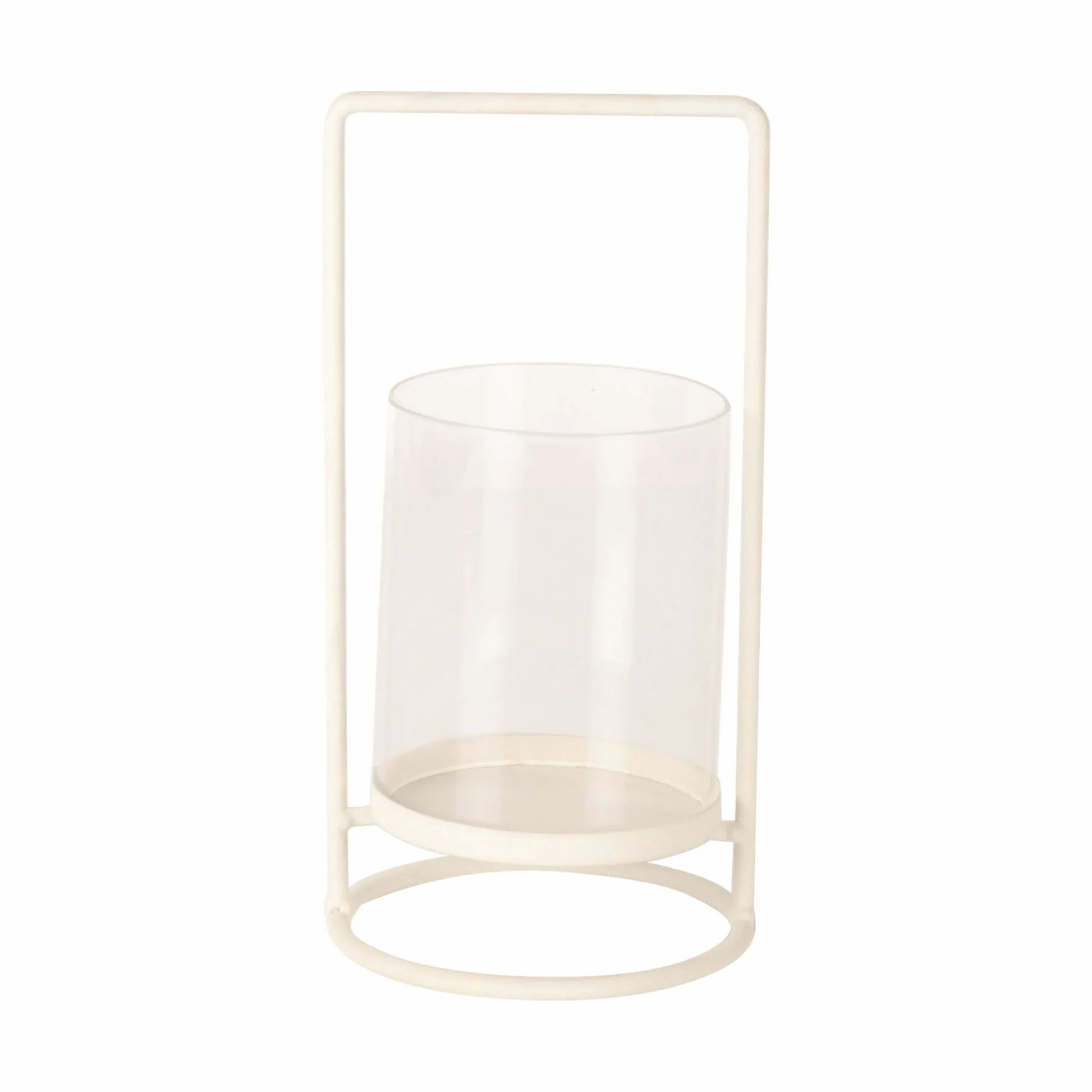 CASA Living Hurricanes Hurricane Lysestage m. hank i Hvid, 20 cm, 1