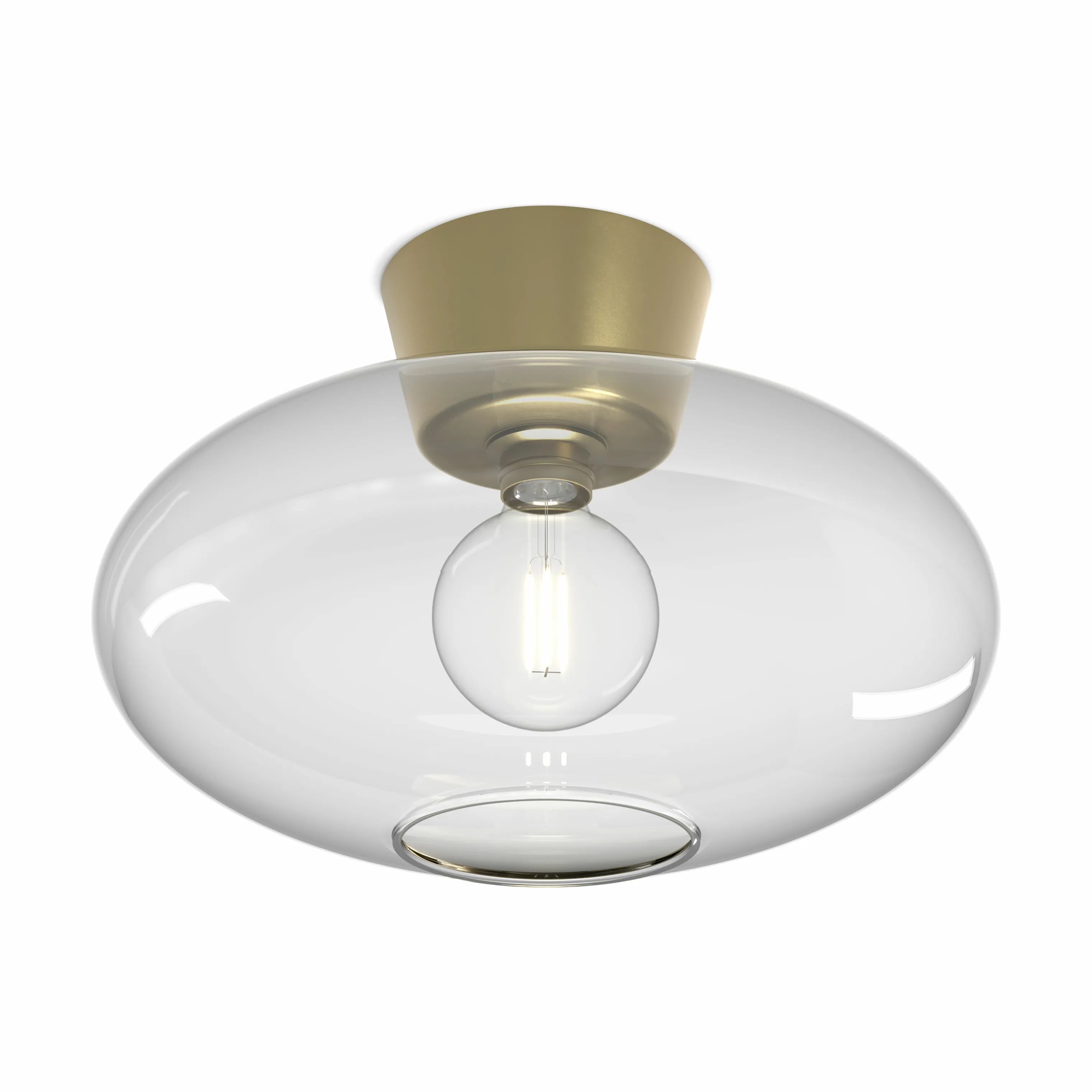 Belid Loftlamper Bullo Plafond i Messing/klar, 1