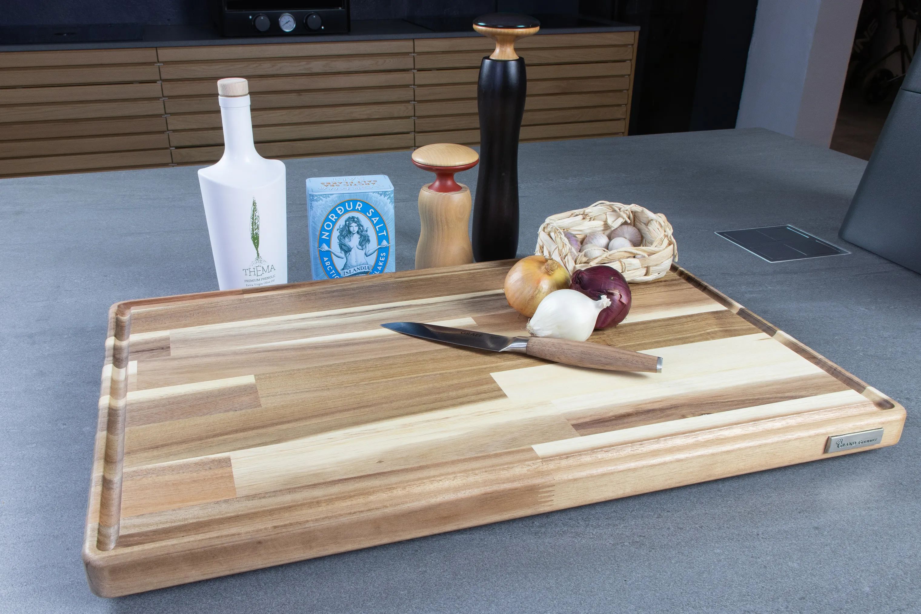 Grand Gourmet Skærebrætter Skærebræt i B46,7 x L28,7 cm, 3