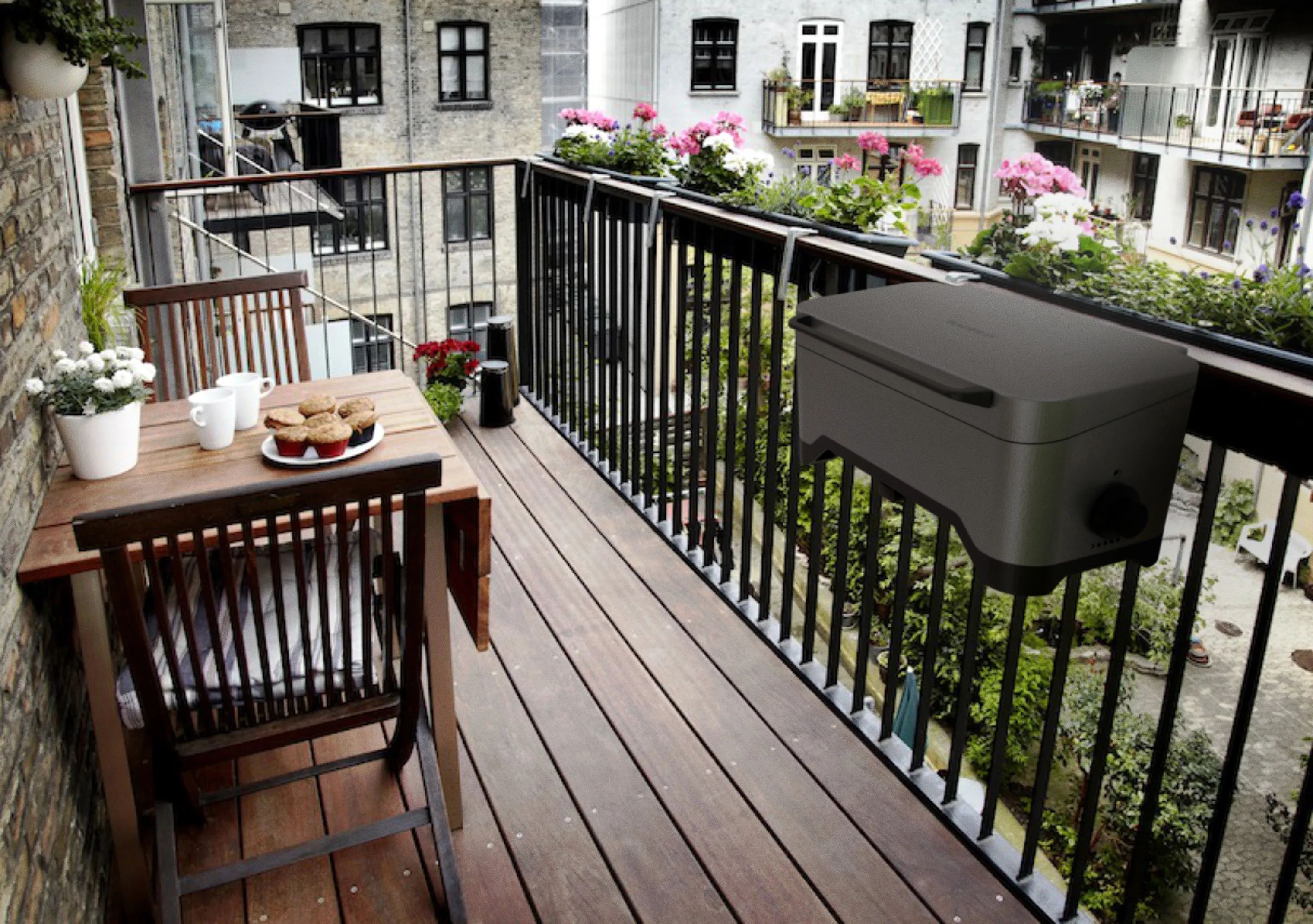 Morsø Elgrill Balcone Elgrill i Grå, 3