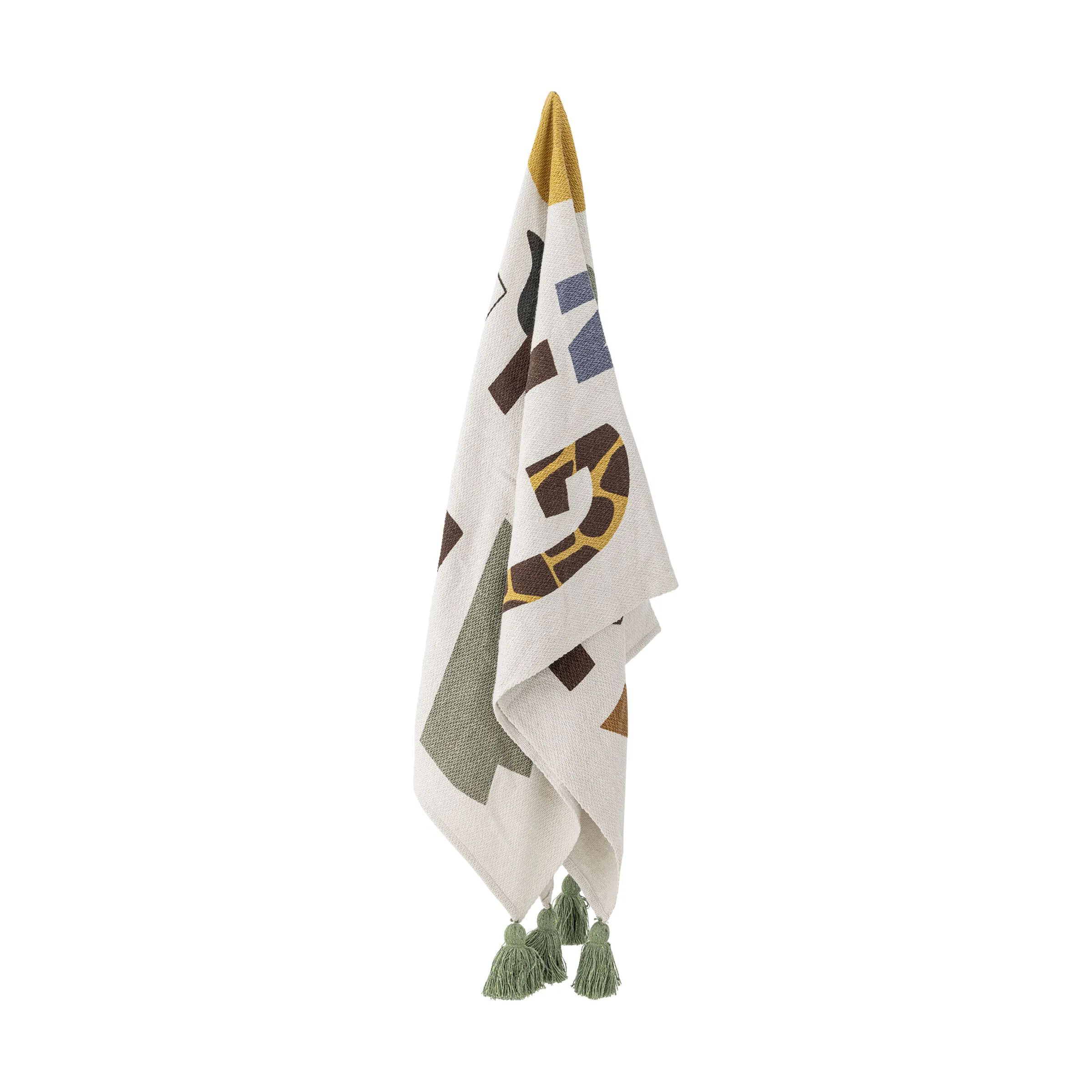 Bloomingville Mini Plaider Memmo Plaid i Natur, 4