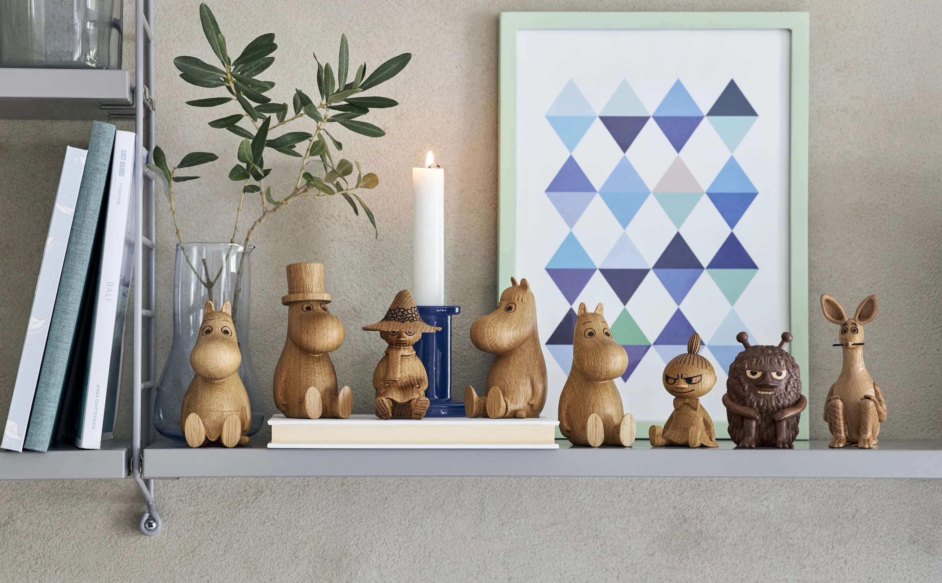 Moomin Øvrige figurer Mumitroldene Træfigur - Mumimor i Mumimor, 10 cm, 2