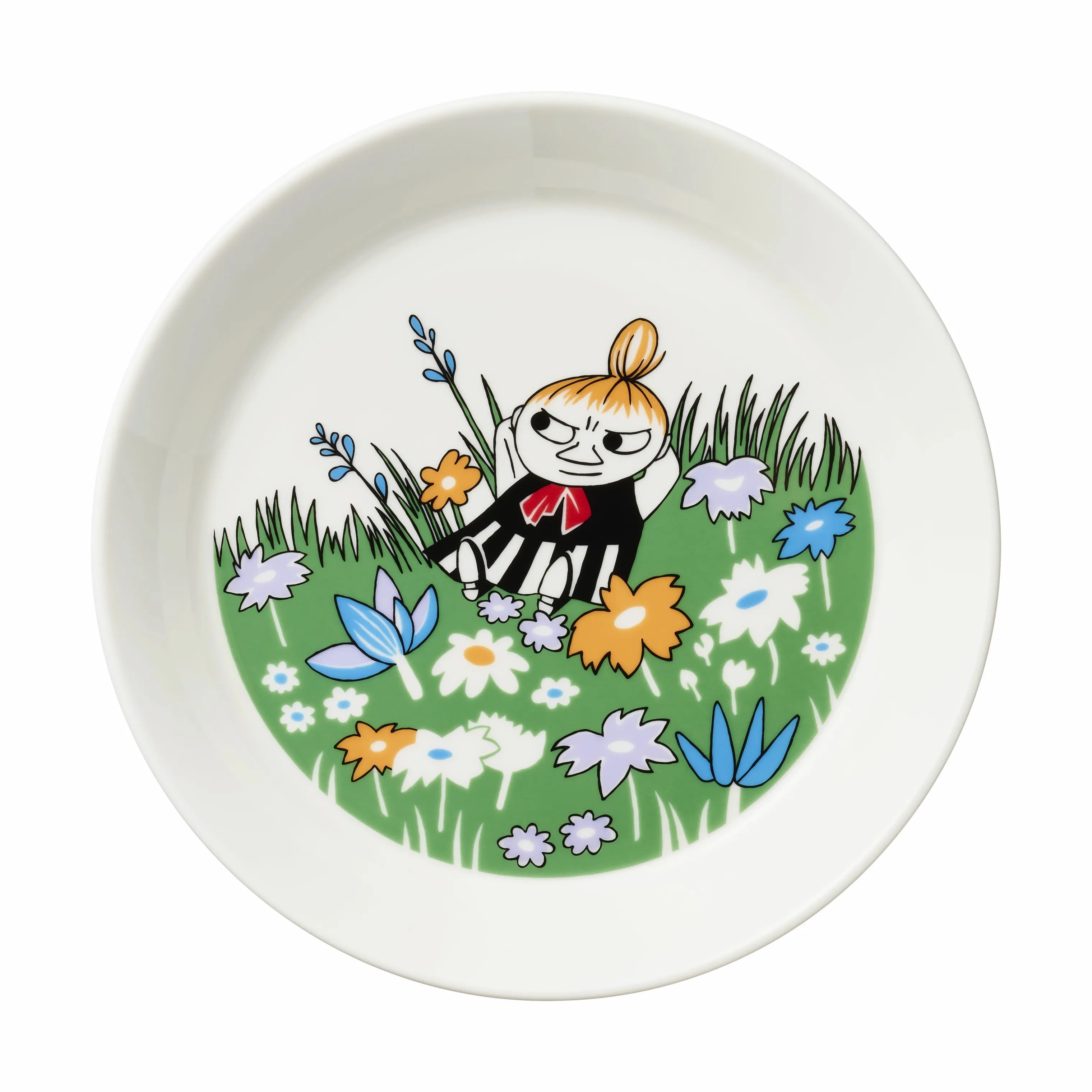 Moomin Arabia Frokosttallerkener Ferieklar Tallerken - Lille My på engen i Lille My engel - Multifarvet, 1