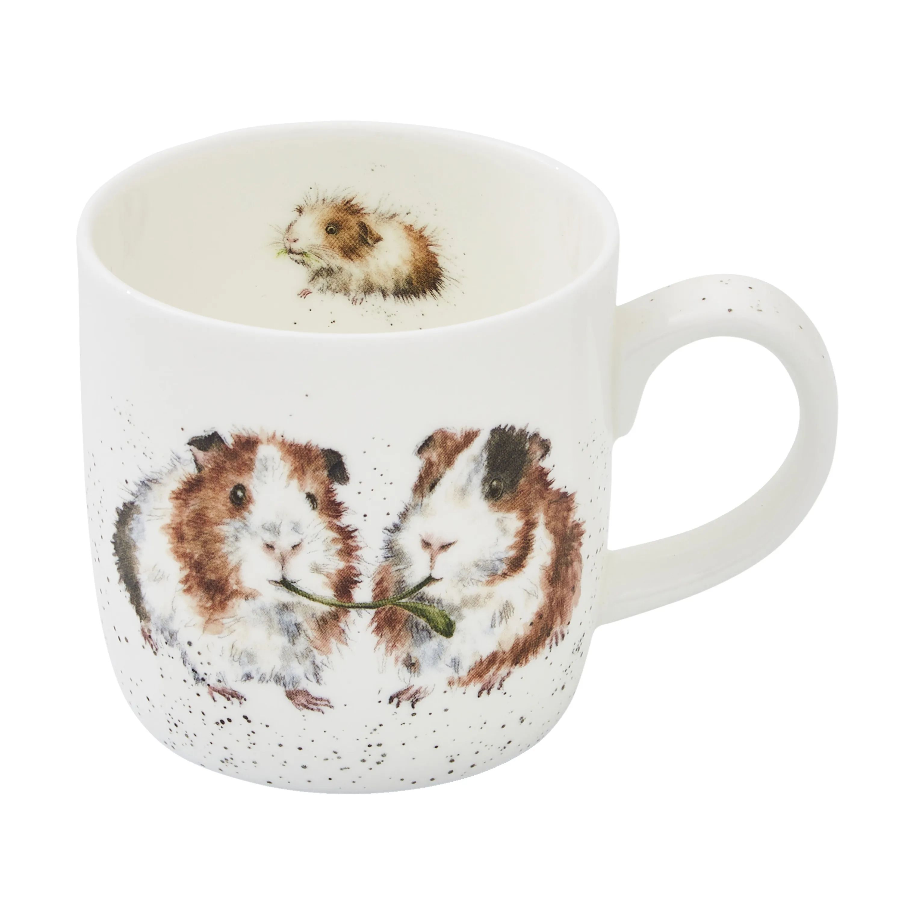 Royal Worcester Krus og kopper med hank Wrendale Krus - Lettuce friends i Marsvin, 1