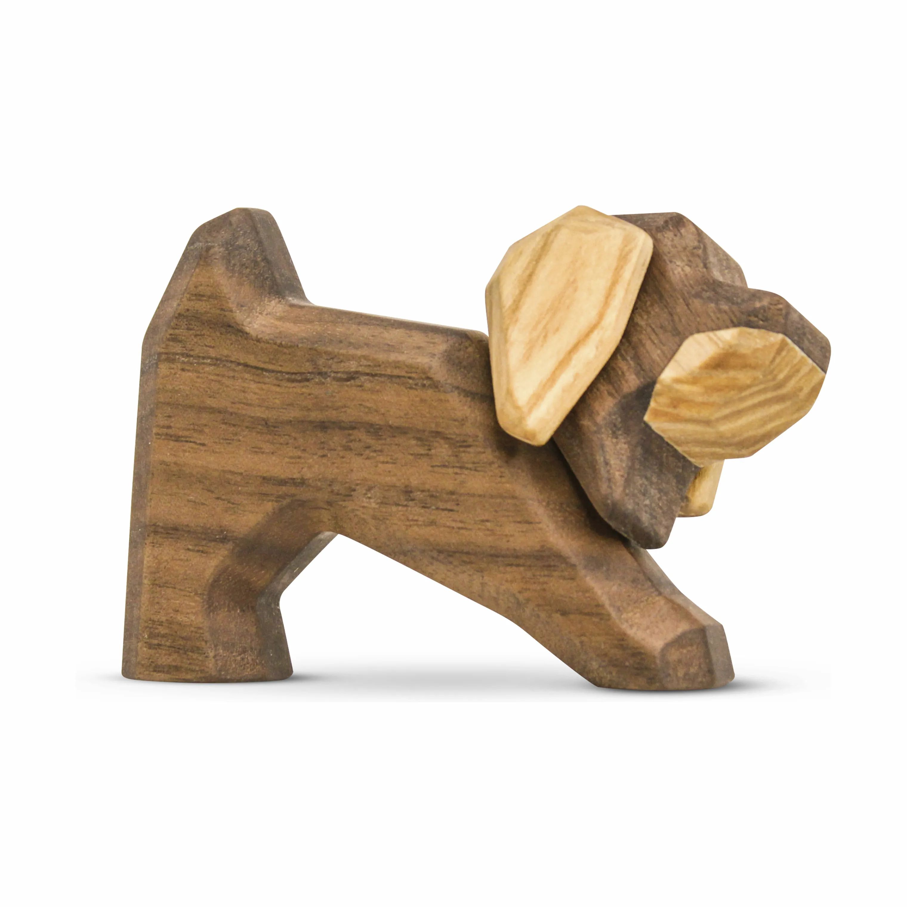 FableWood Dyrefigurer Lille Gravhund i Natur, 1