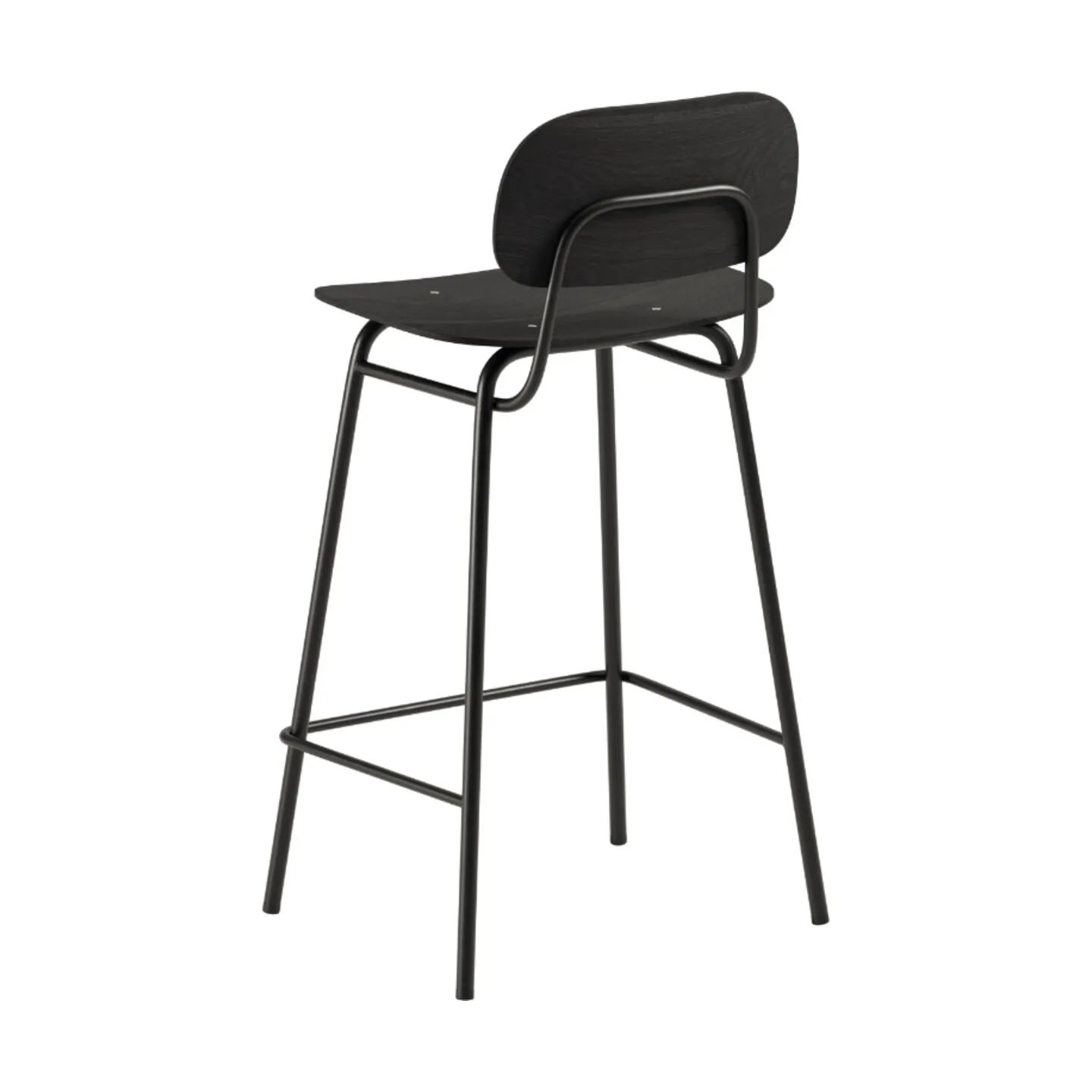 SACKit Barstole Frame Bar Stool Frame Barstol i Sort, 68 cm, 4