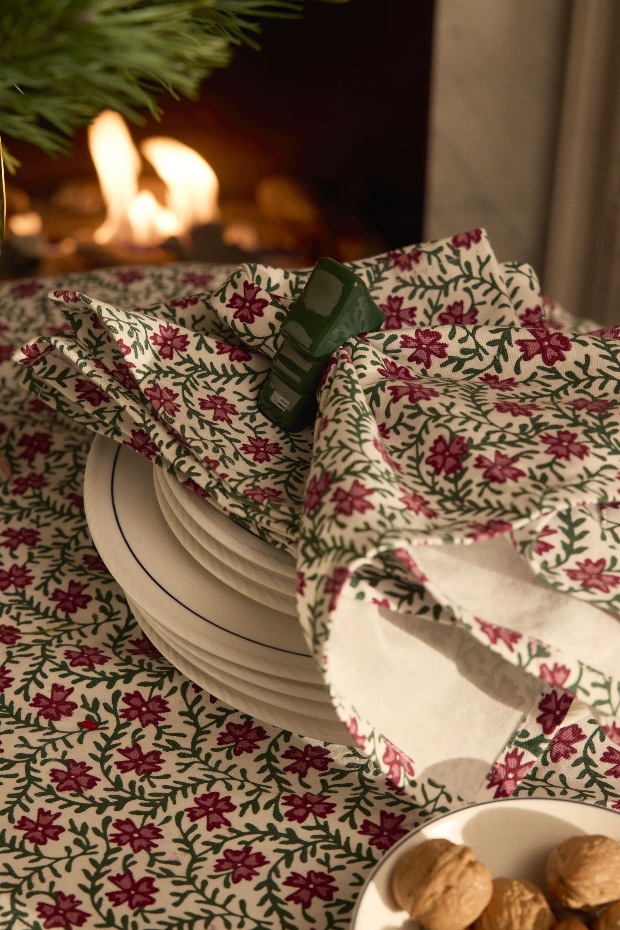 Lexington Servietringe og -holdere Holiday Collection 2025 Træ Servietring i Green, 2