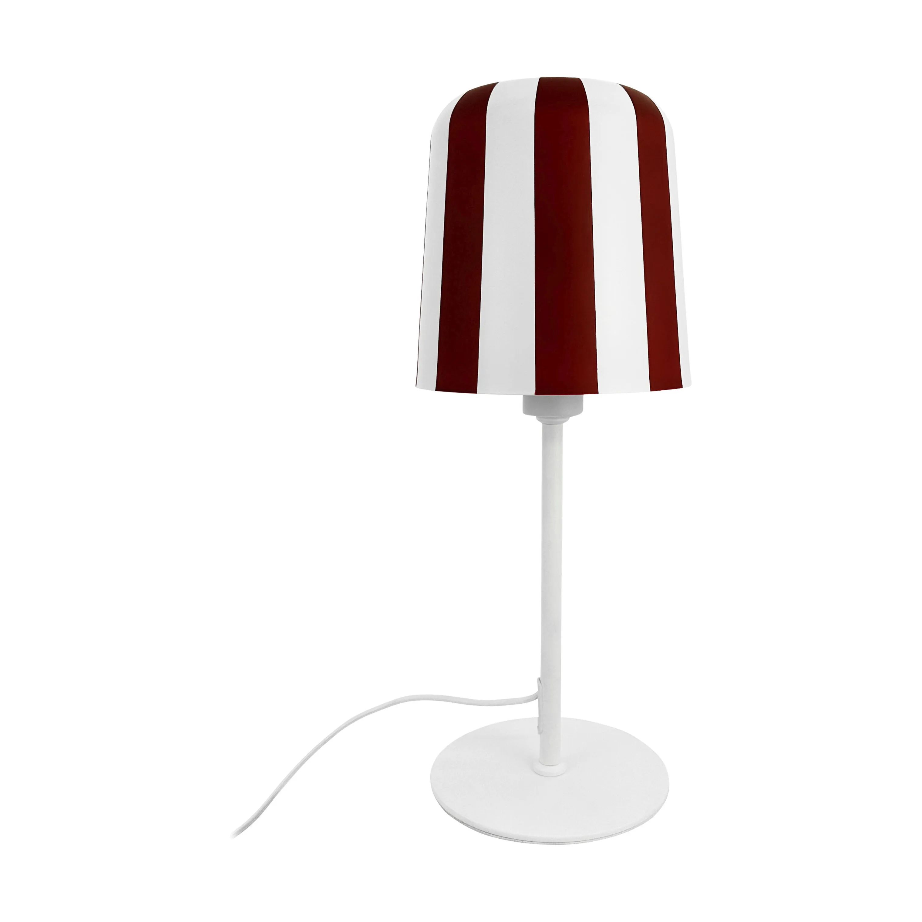 Dyberg Larsen Bordlamper Gry Bordlampe i Hvid/ Rød, 1
