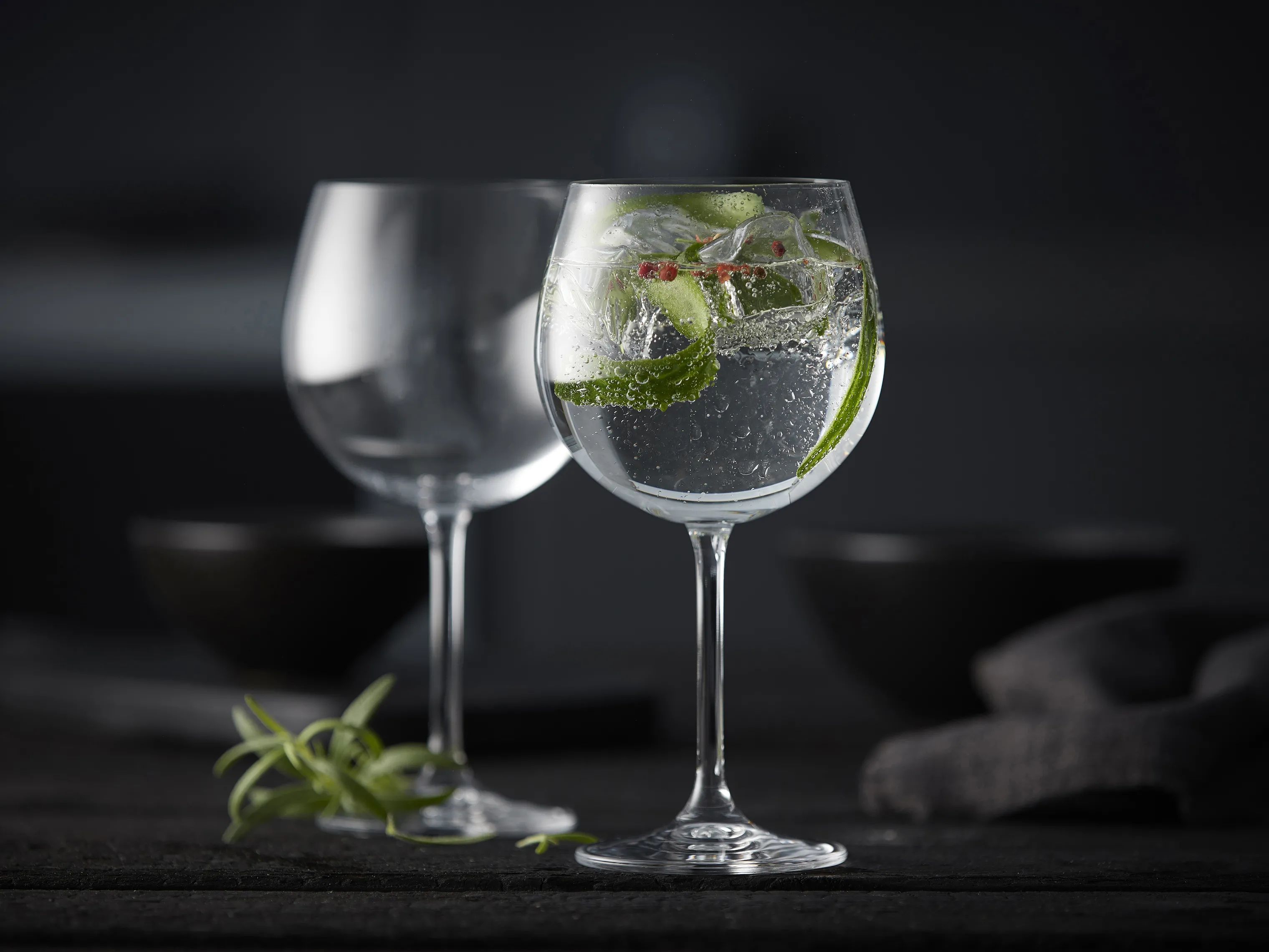 Lyngby Glas Ginglas Juvel Gin & Tonic Glas - 4 stk. i Klar, 2