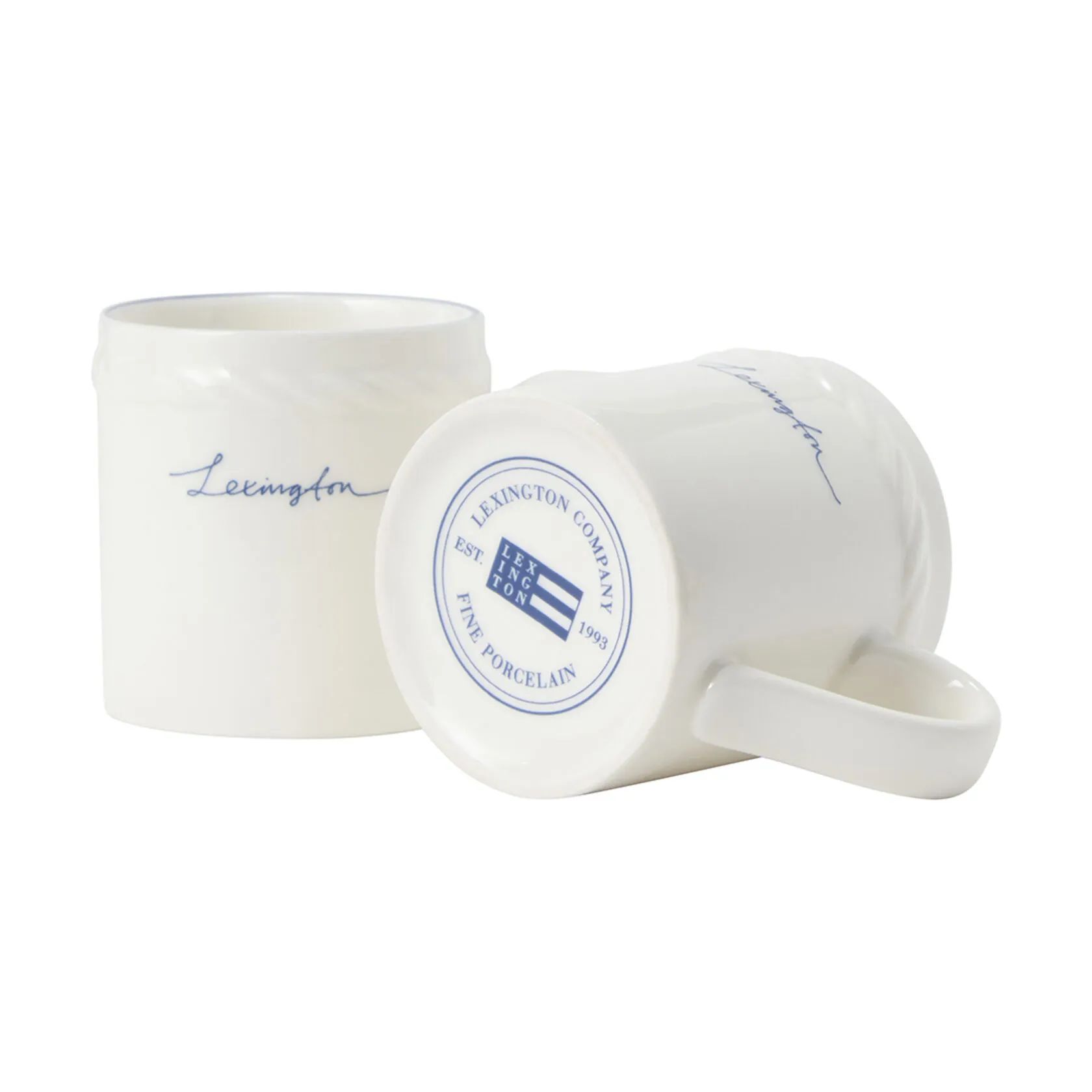 Lexington Espressokopper Espressokop - 2 stk. i White/Dark Blue, 2