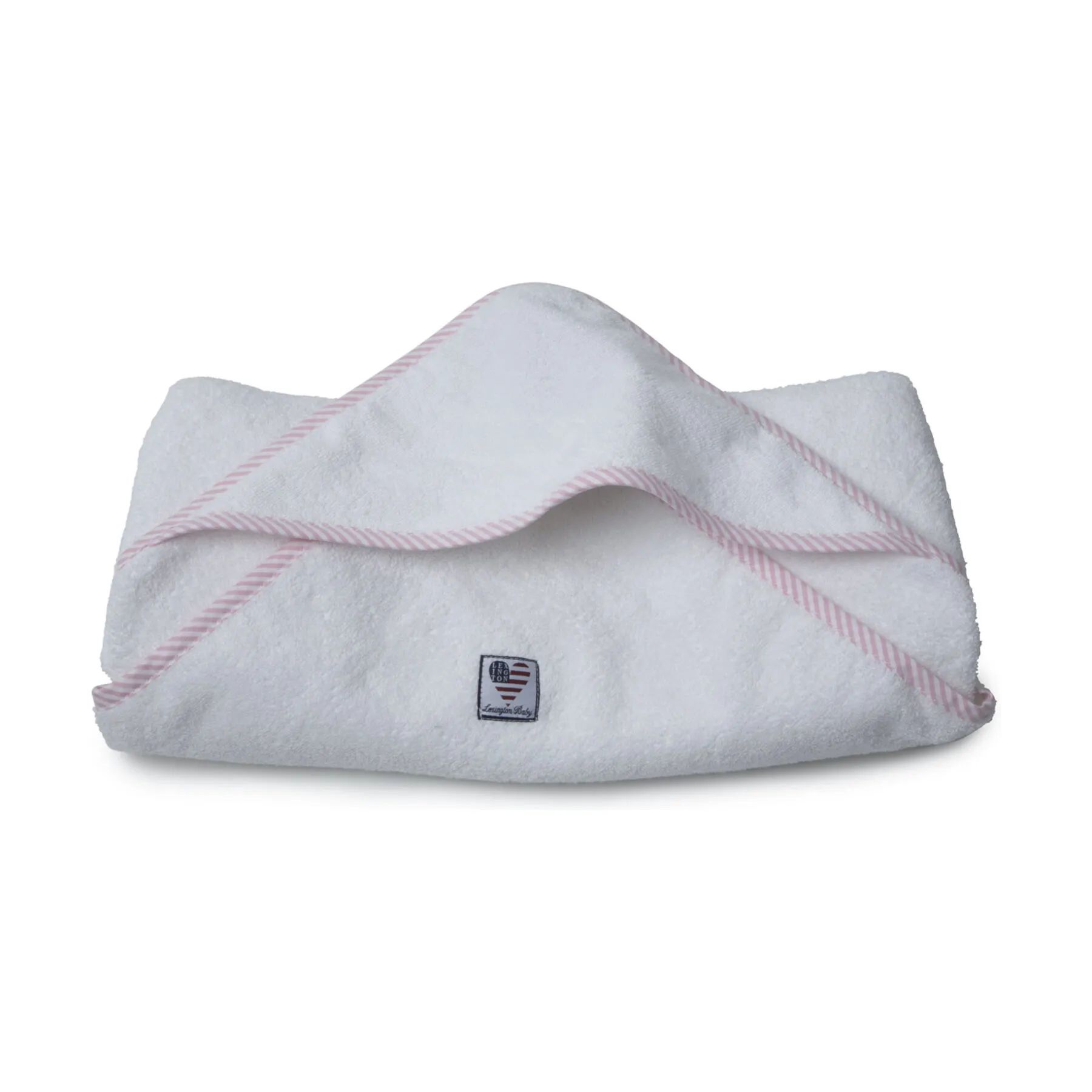 Lexington Babyhåndklæder Icons Baby Håndklæde i White/Pink, 1