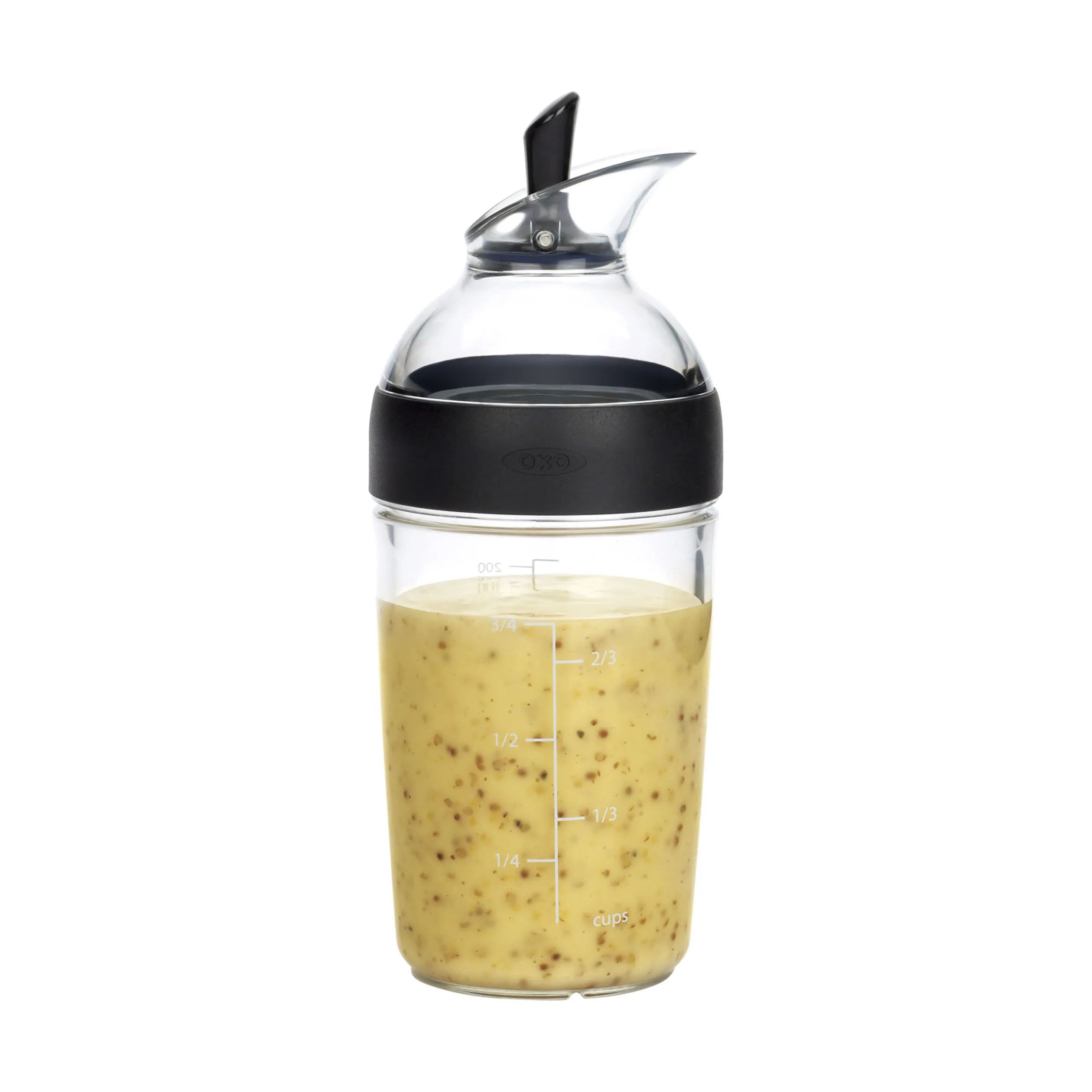 OXO Olie- og eddikeflasker Dressingshaker i Sort / transparent, 4