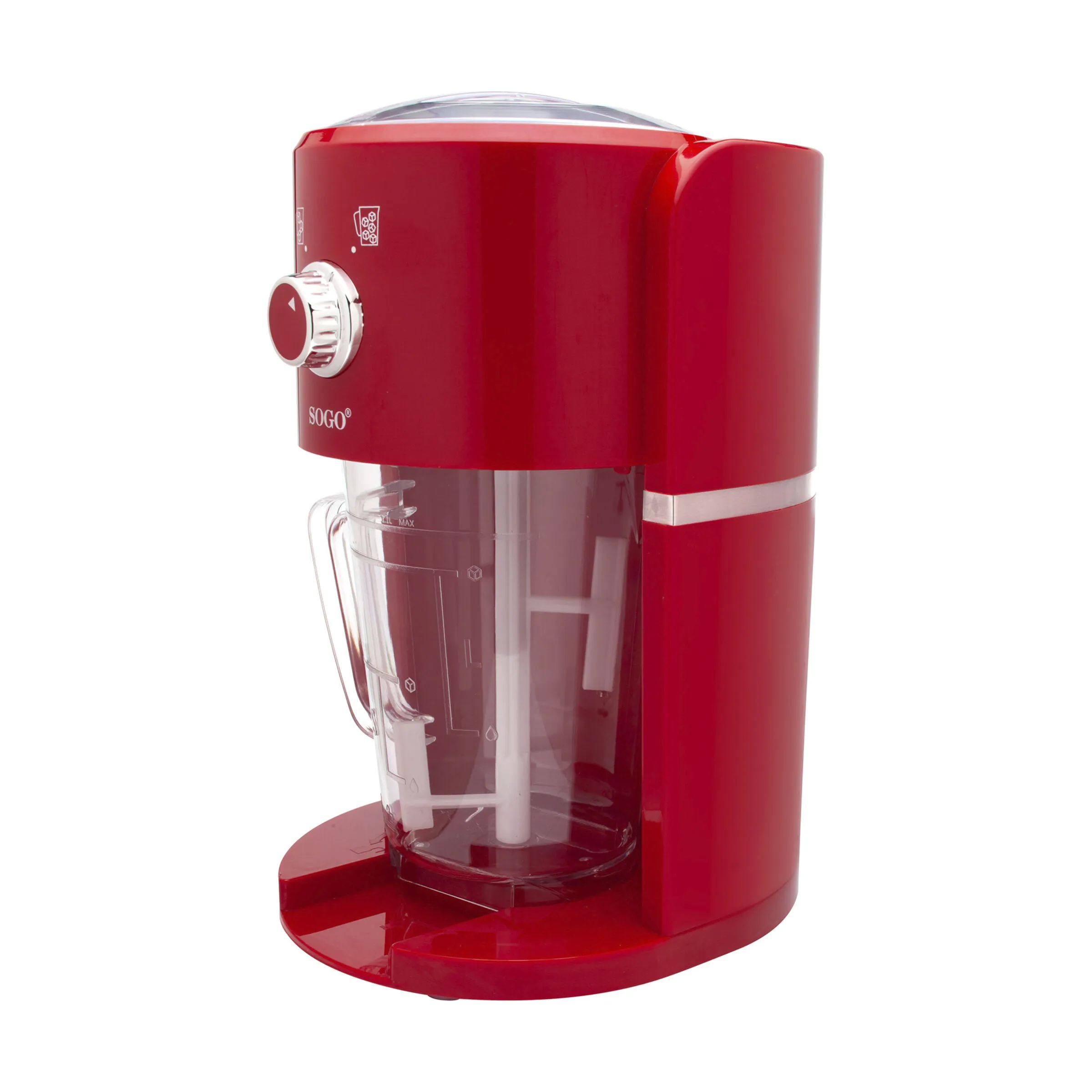 Sogo Ismaskiner Slush-ice Maskine i rød/hvid, 3