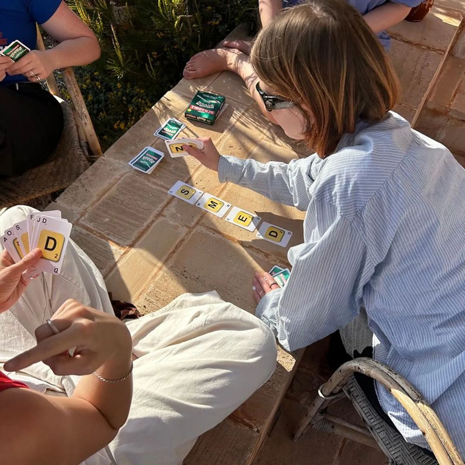 Spilbræt Spil Kortspil - Scrabble i Multifarvet, 3