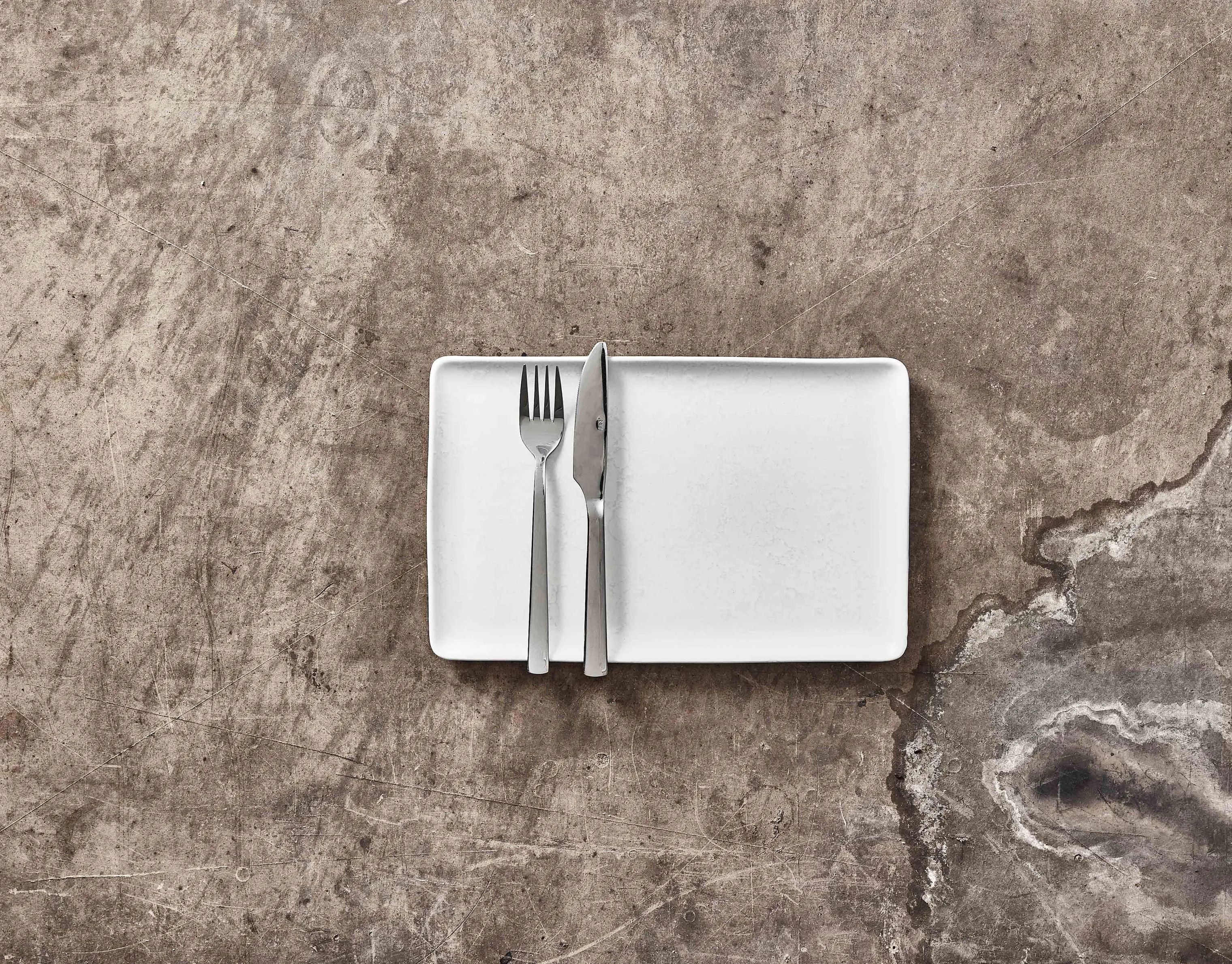 RAW by Aida Middagstallerkener aida Raw Tallerken i Arctic White, 2