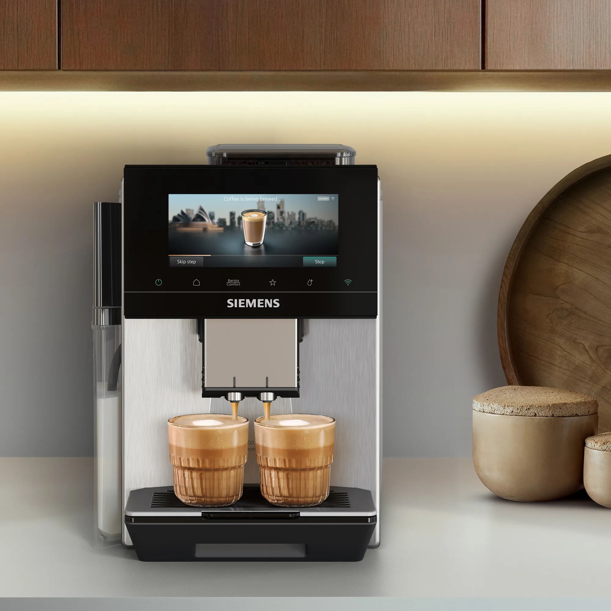 Siemens Espressomaskiner EQ900 Plus iAroma Espressomaskine TQ923EZ3 i Grå, 2