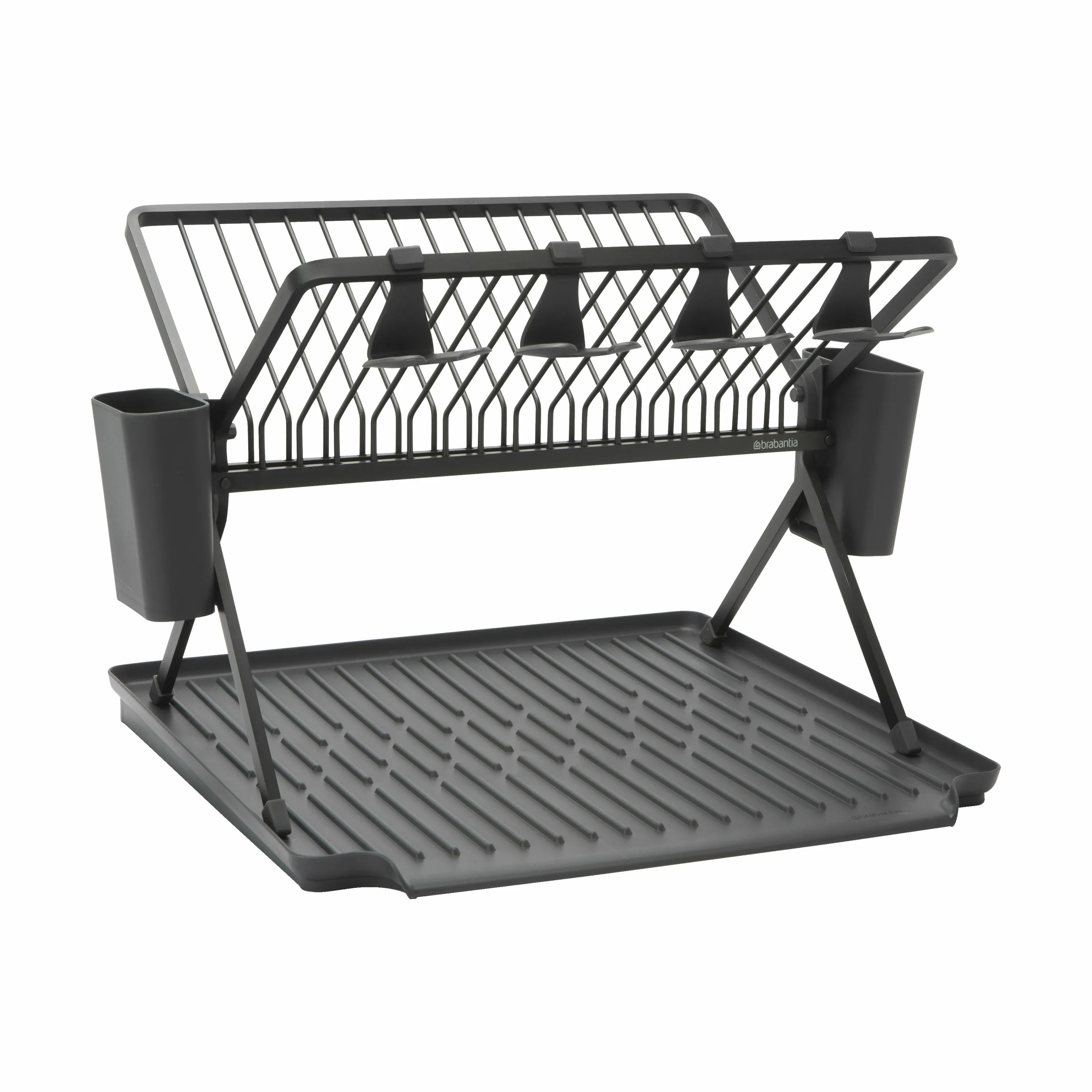 Brabantia Opvaskestativer Sink-side Opvaskestativ i Mørk grå, B33 x L51 cm, 1