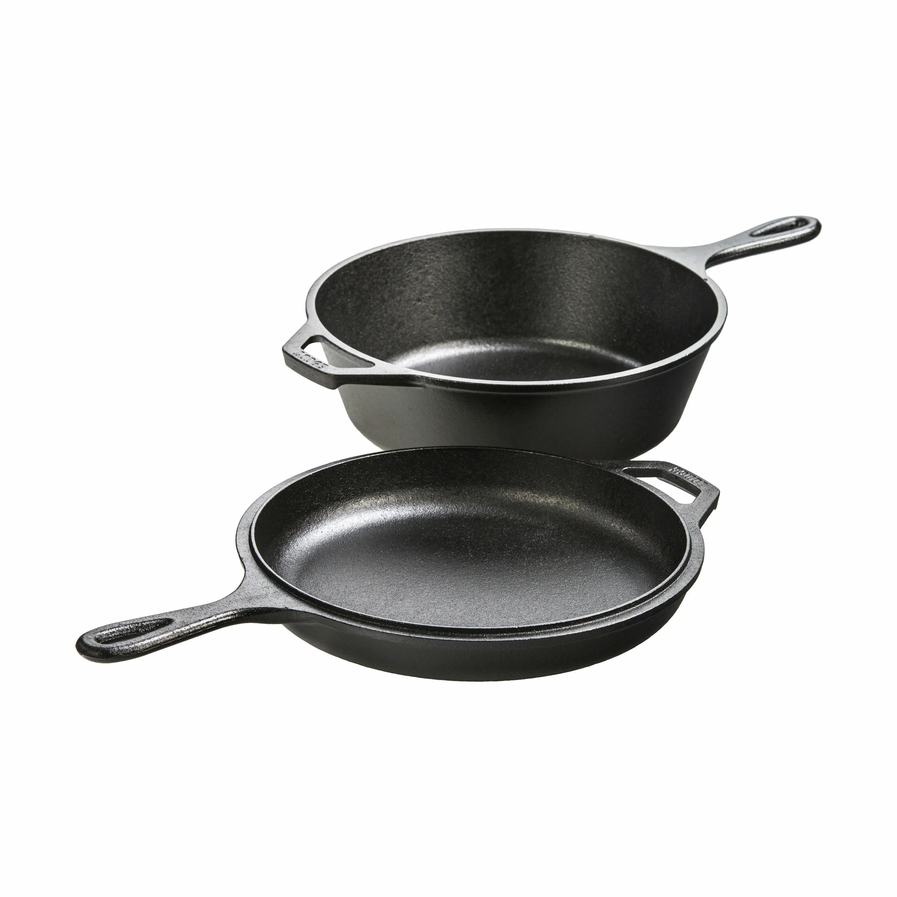 Lodge Cast Iron Gryder Classic Combo Cooker Stegepande i sort, 1