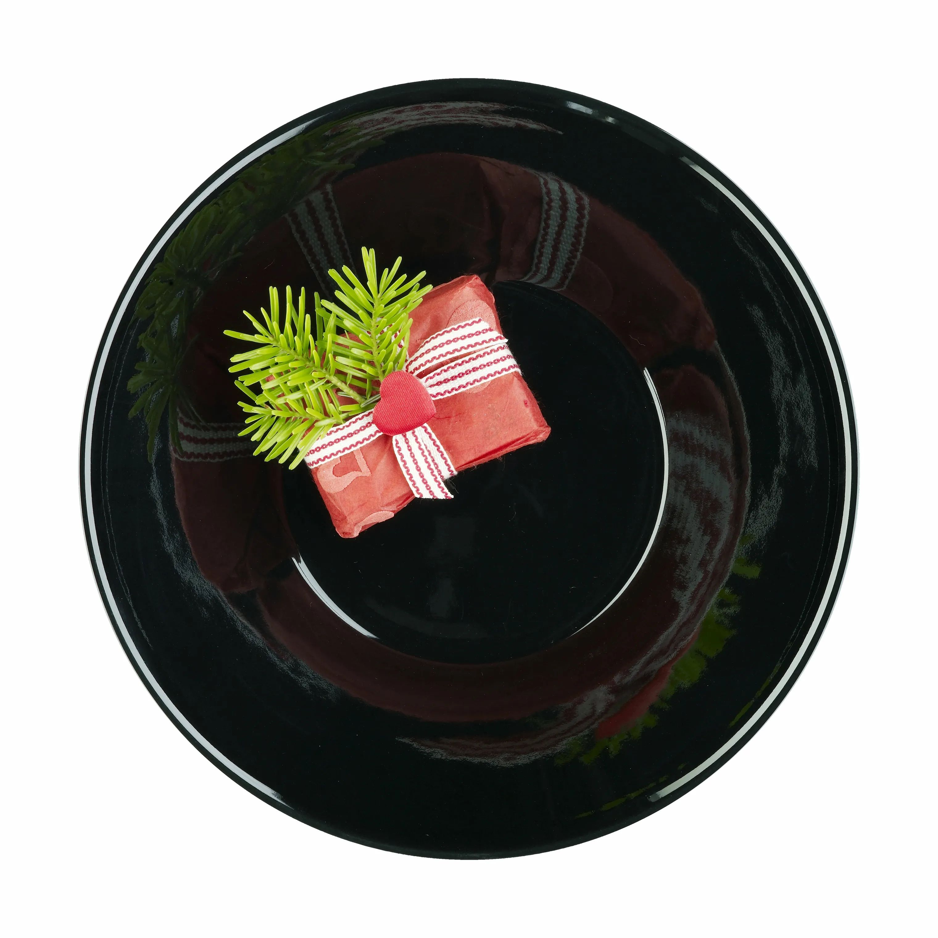 Iittala Dybe tallerkener Teema Dyb Tallerken i Sort, 21 cm, 2