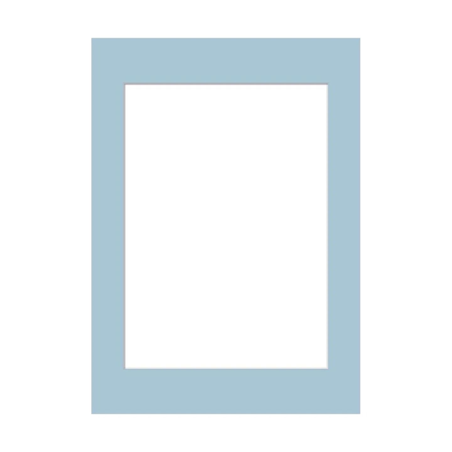 Poster&Frame Plakater Passepartout i Lyseblå, B50 x L70 cm, 1
