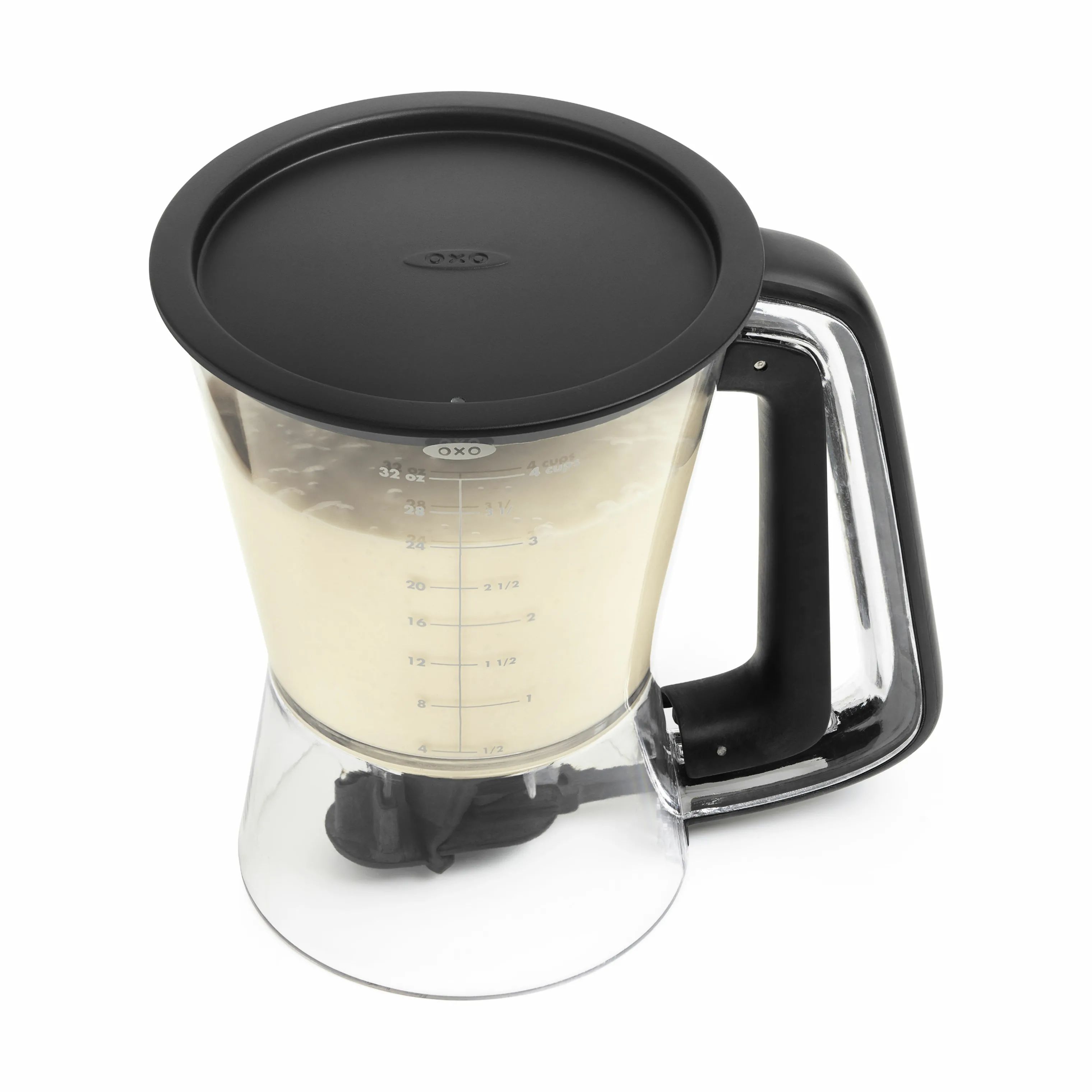 OXO Målekander Good Grips Dejdispenser i Sort/transparent/rød, 4
