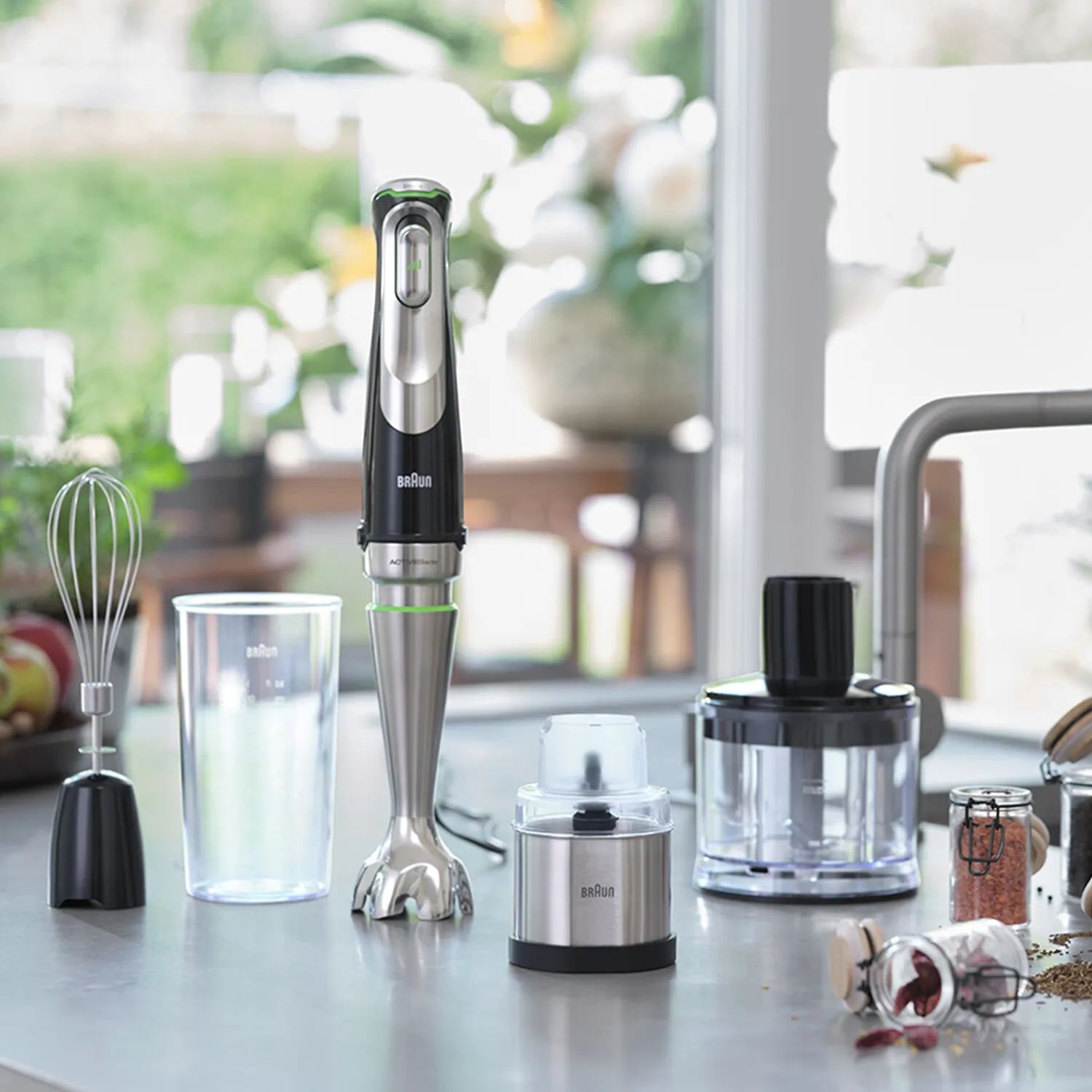 Braun Stavblendere Multiquick 9 Stavblender MQ9138 i Sort/sølv, 3