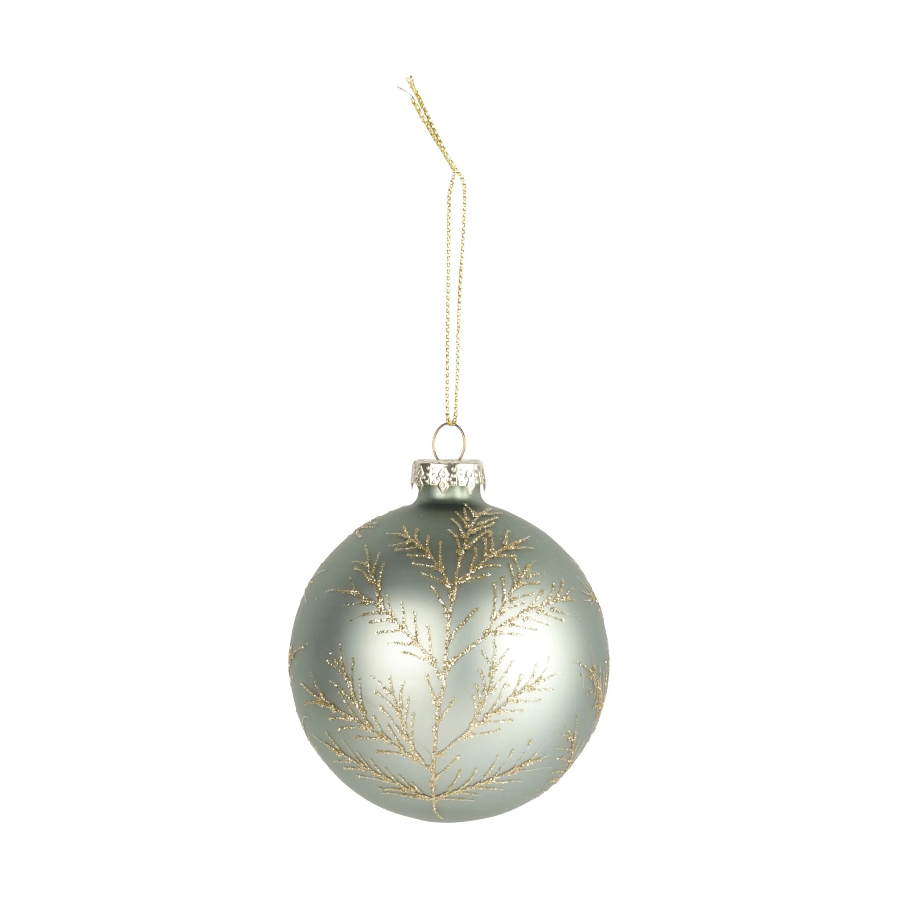 Casa Christmas Julekugler Julekugle i Glimmer grangrene, 1
