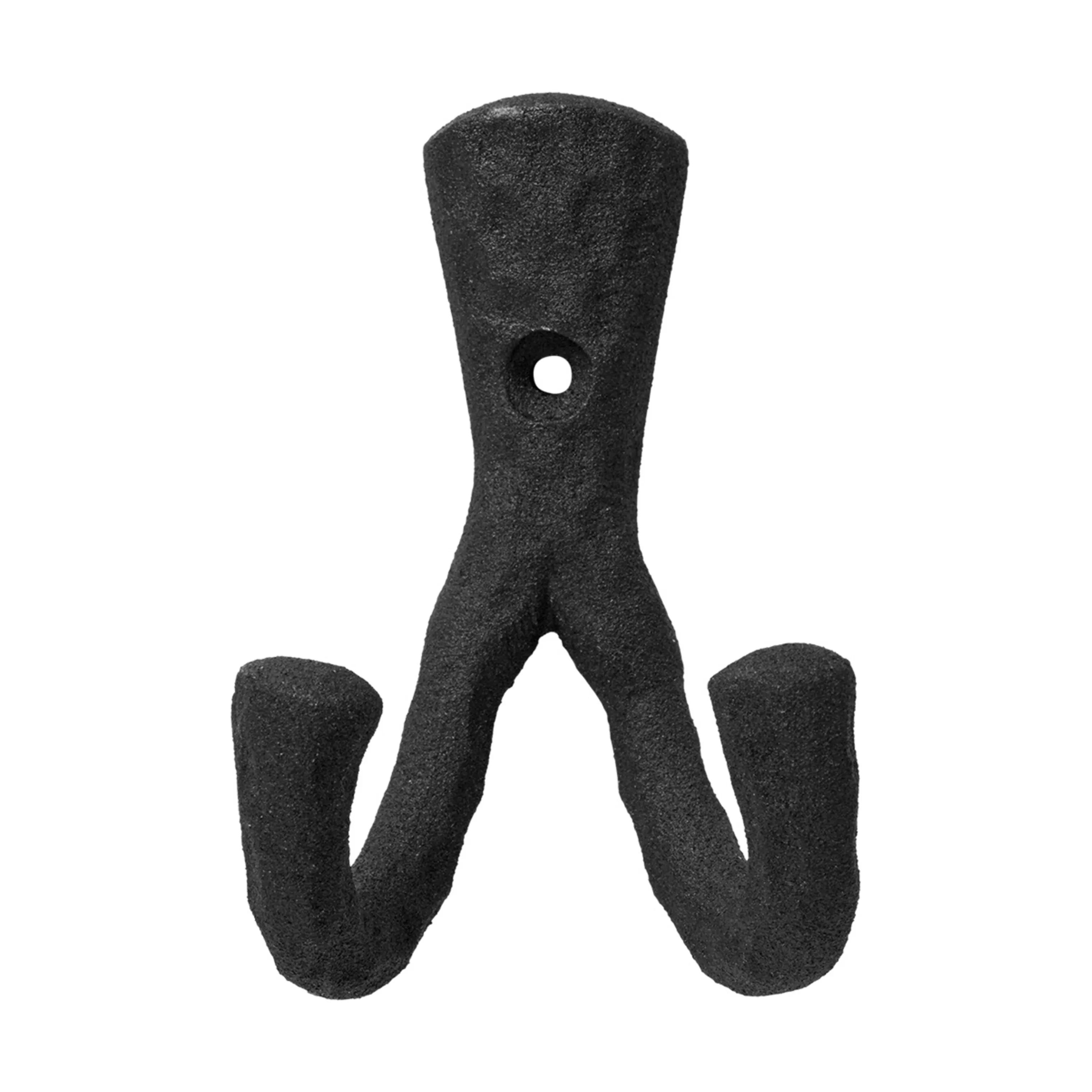 Broste Copenhagen Knager Tess Knage i Sort, H7,5 x B5 cm, 1