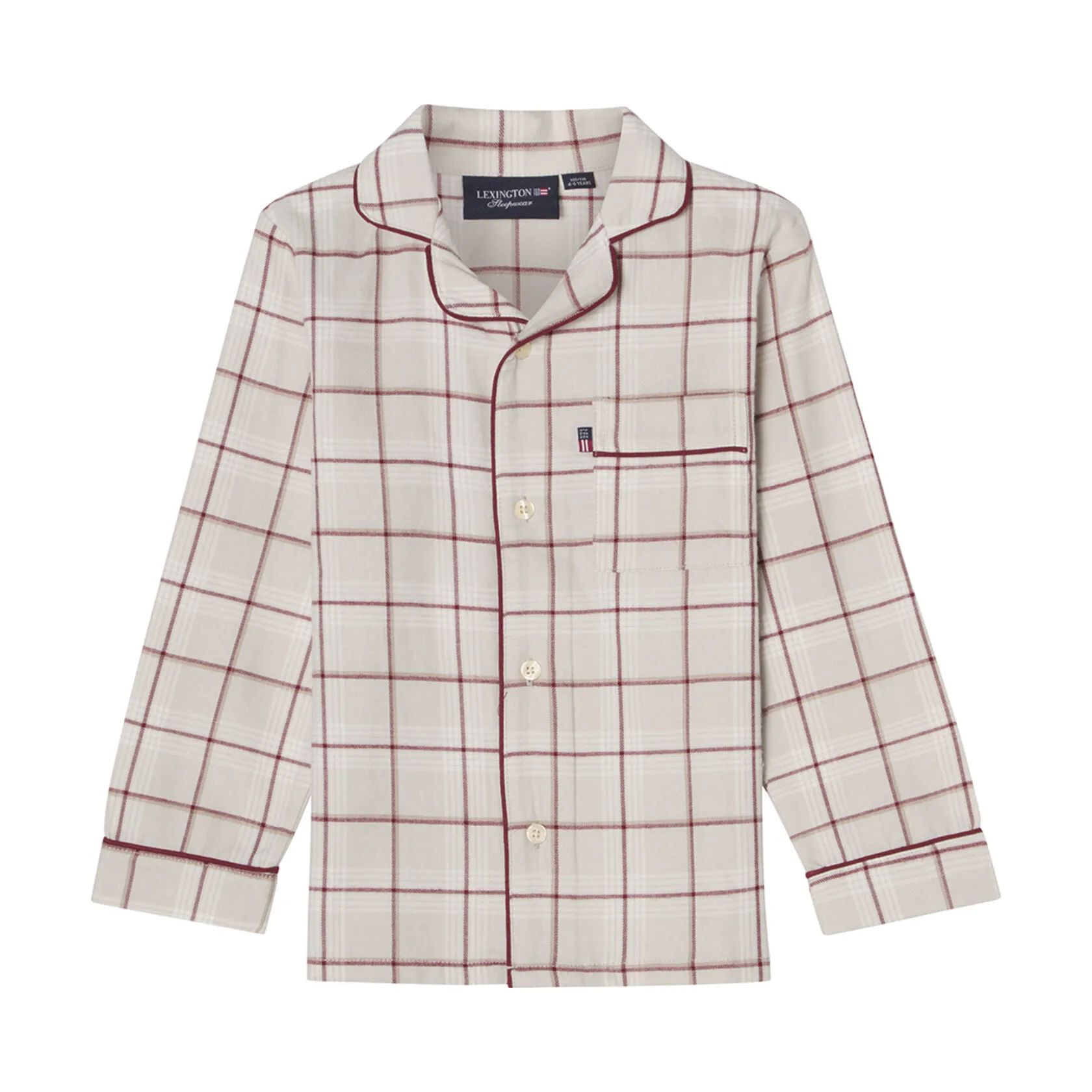 Lexington Pyjamas Holiday Collection 2025 Pyjamassæt - 2 dele i Grå, 2-4 år, 3