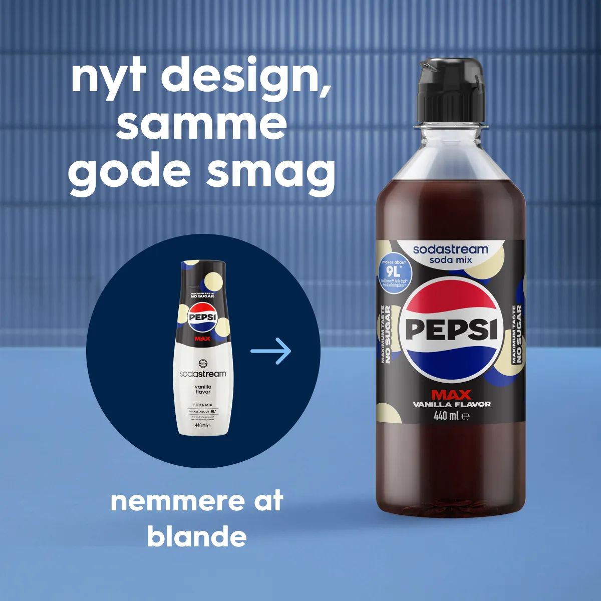 SodaStream Smagskoncentrater Sirup - Pepsi Max Vanilla i Pepsi Max Vanilla, 2