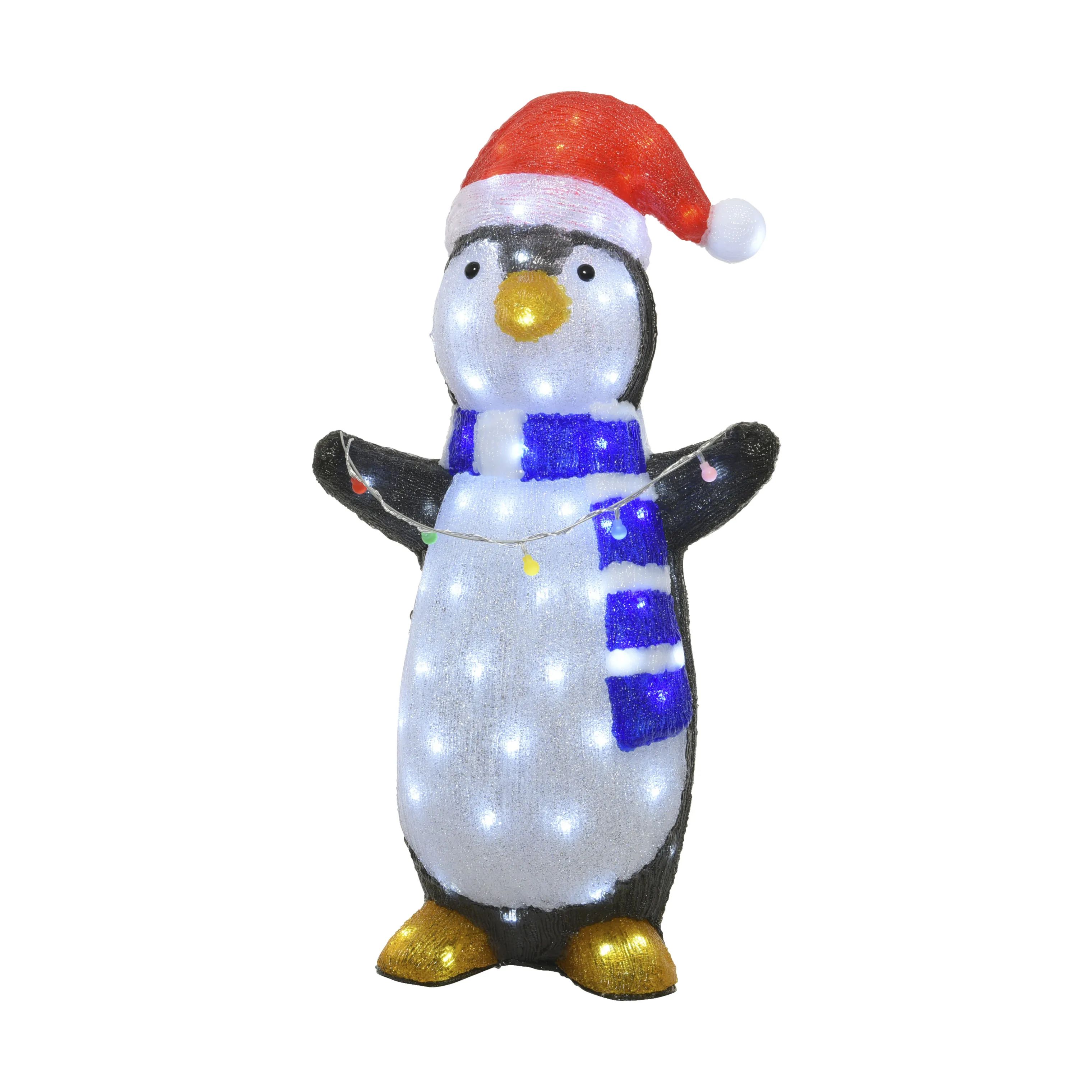 Casa Christmas Lysdekoration LED-figur - Pingvin i 85 cm, 1