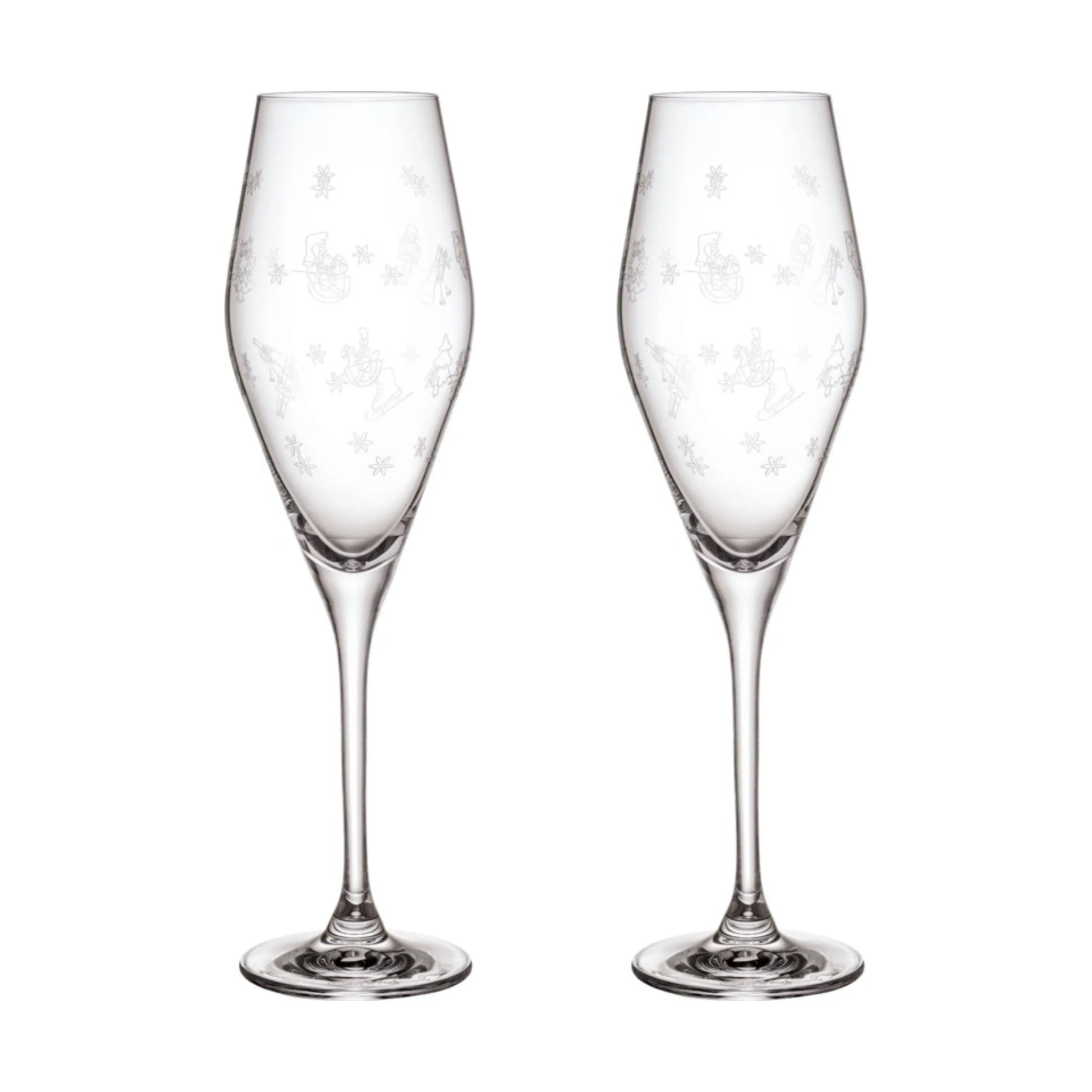 Villeroy & Boch Champagneglas Toy's Delight Champagneglas - 2 stk. i Klar, 1