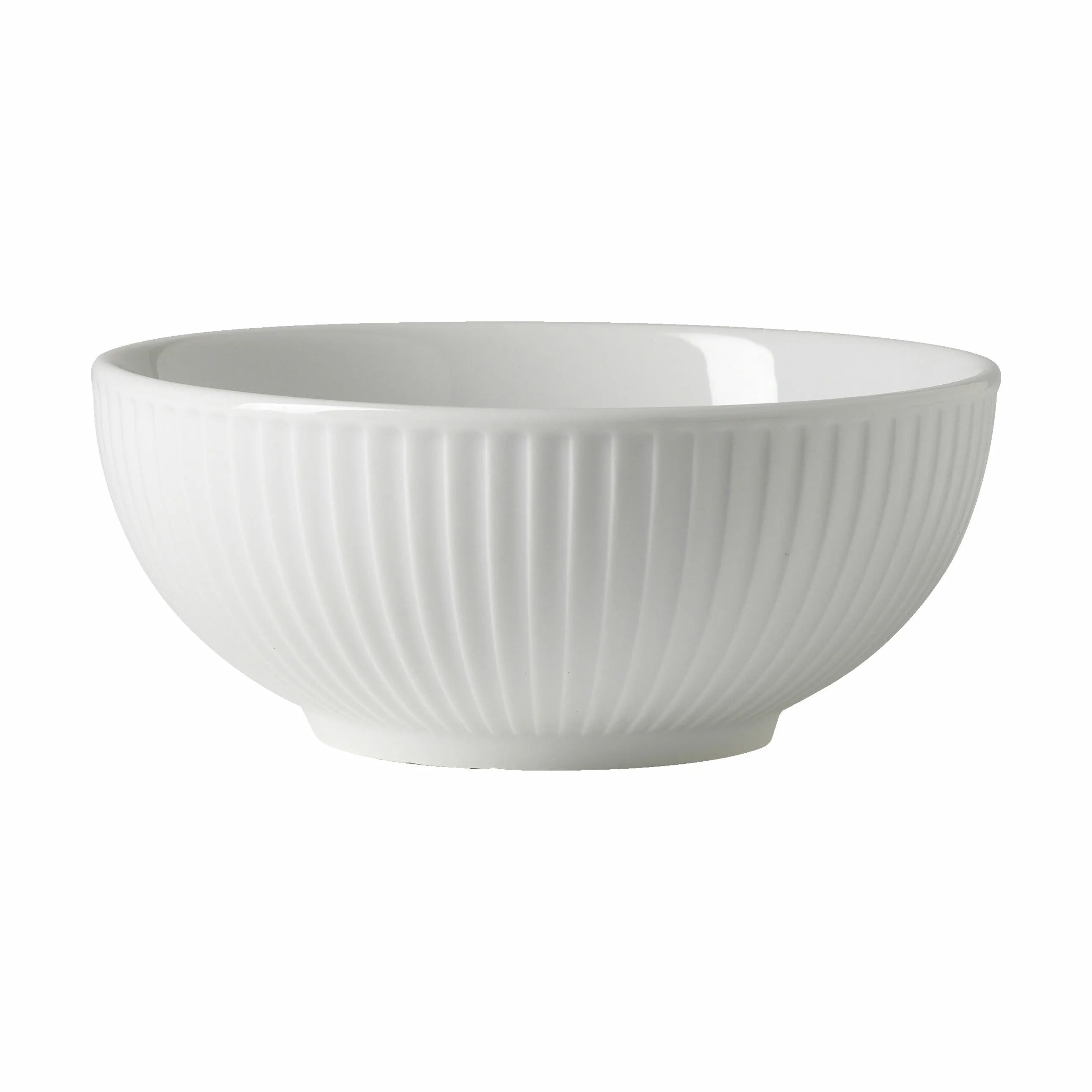 Pillivuyt Serveringsskåle Plissé Skål i Hvid, 15 cm, 1