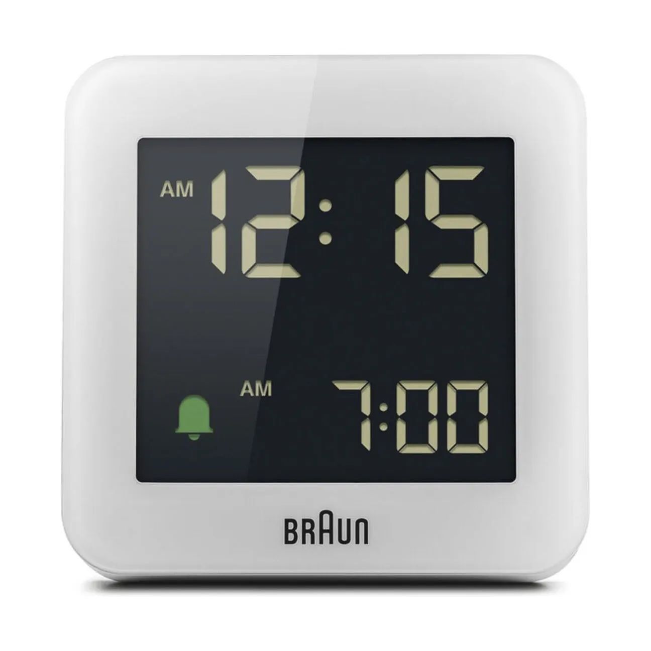 Braun Vækkeure BC09W-DCF WHWH-DCF Vækkeur i Hvid, H7,5 x B7,5 cm, 4