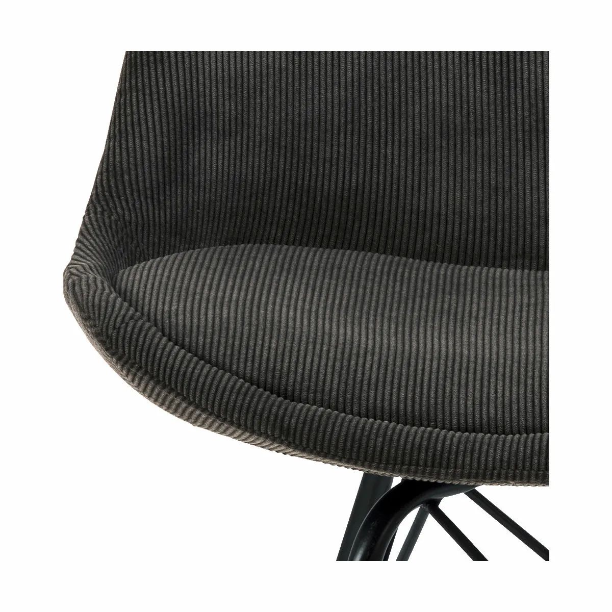 CASA Living Spisebordsstole Eris Spisebordsstol - 2 stk. i antracit, 3
