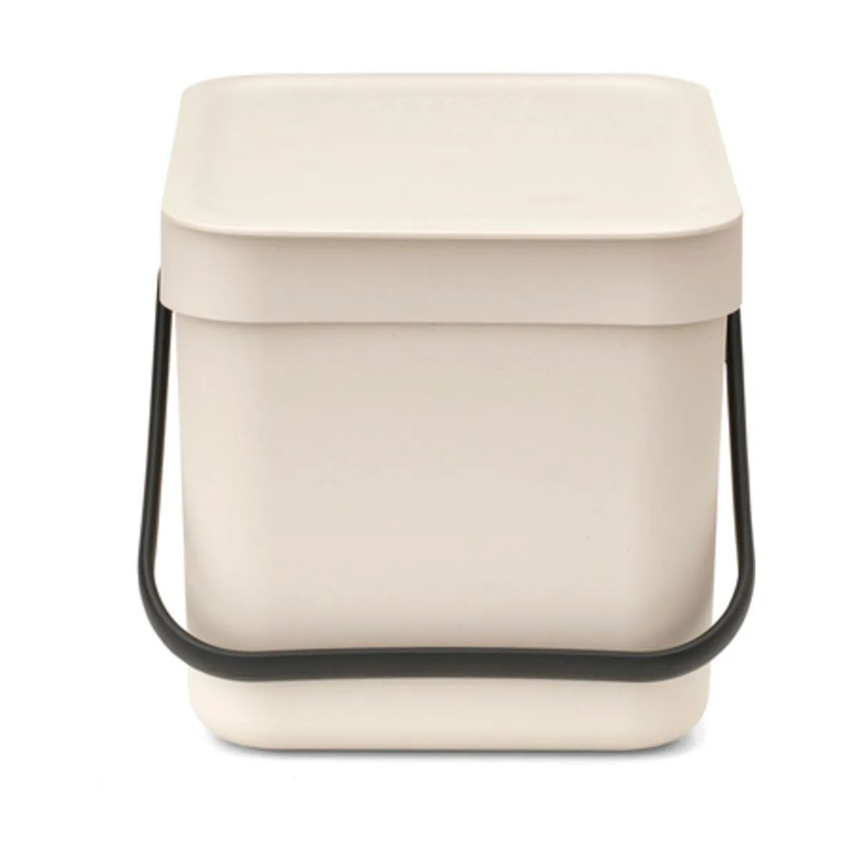 Brabantia Spande uden pedal Sort & Go Affaldsspand i Soft Beige, 6 L, 1