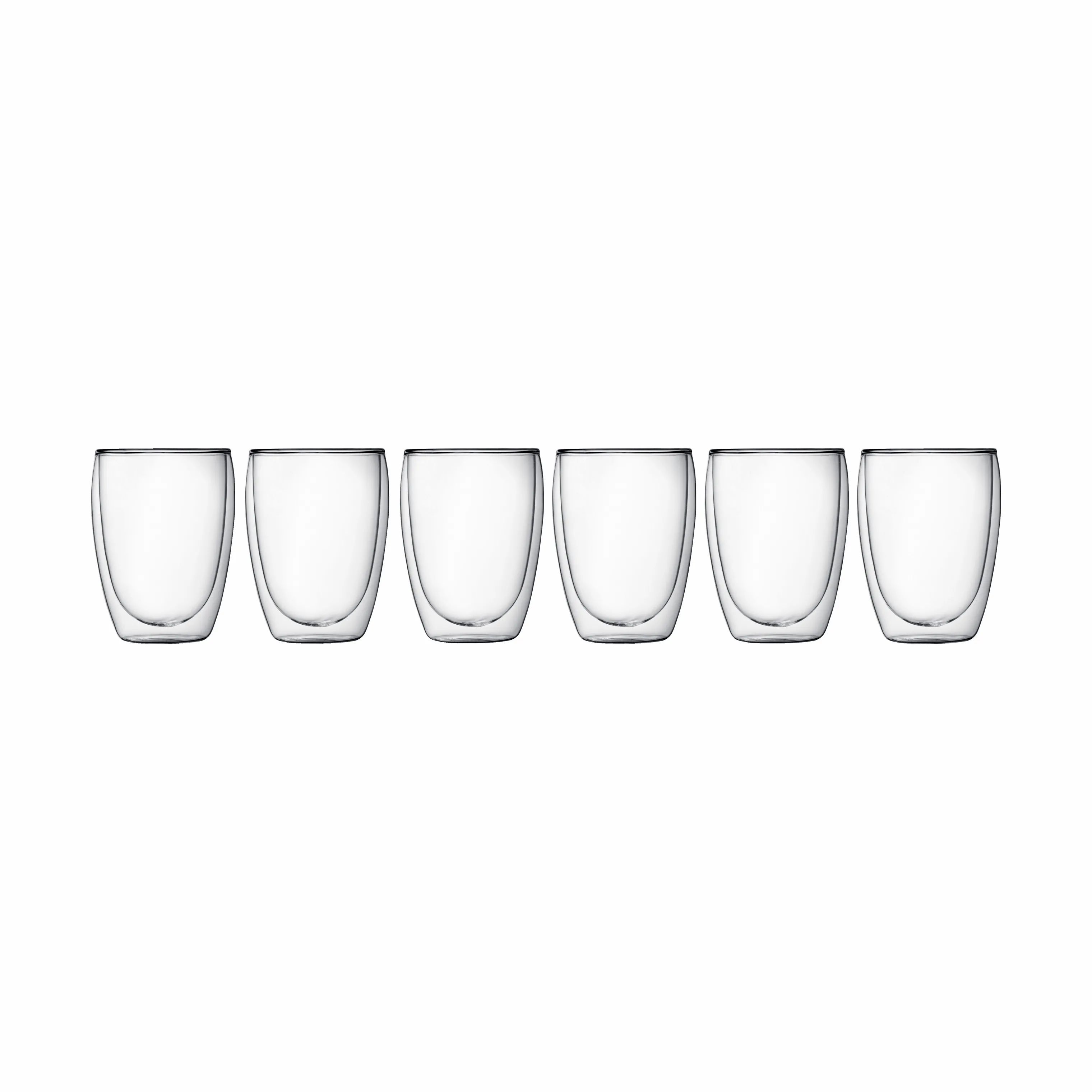 Bodum Termoglas Pavina Termoglas - 6 stk. i Klar, 35 cl, 1